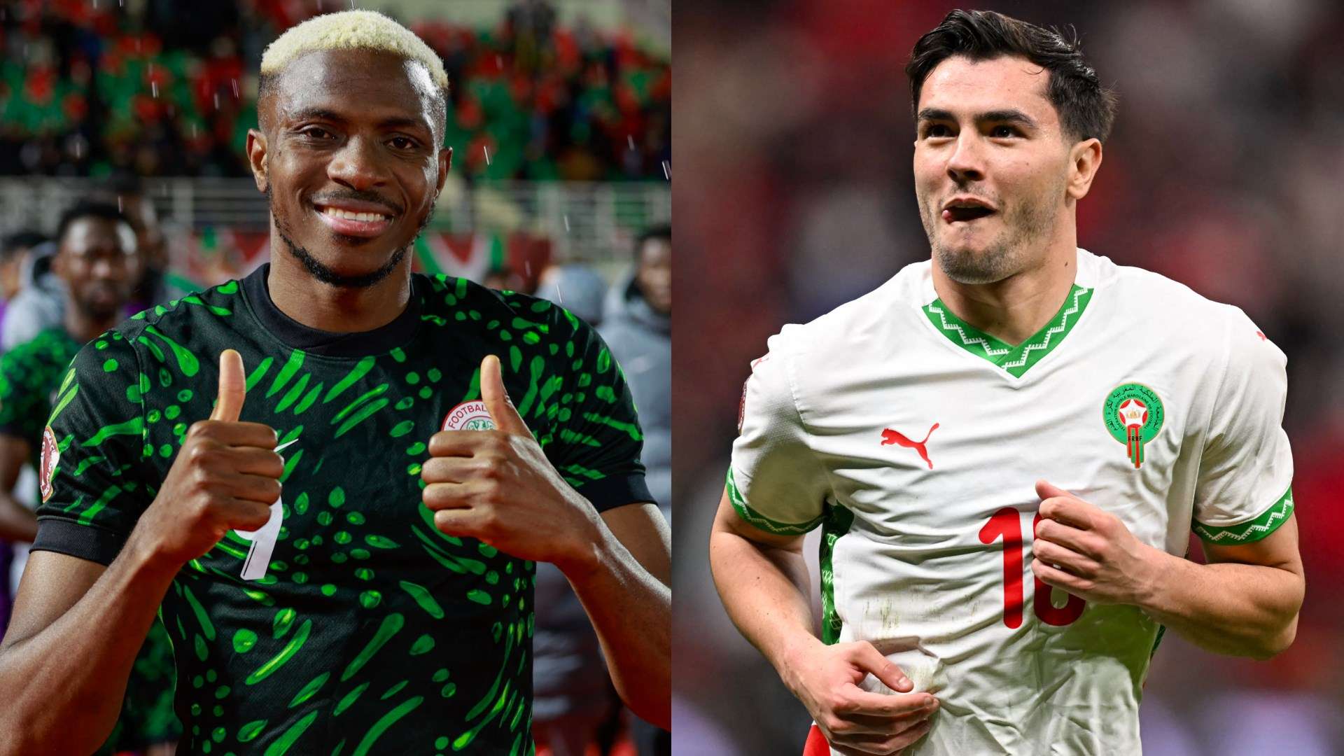 Osimhen Brahim Diaz Nigeria Morocco