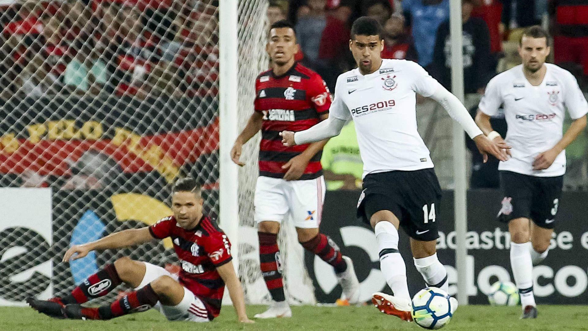 Léo Santos, Henrique e Diego - Corinthians x Flamengo - 12/09/2018