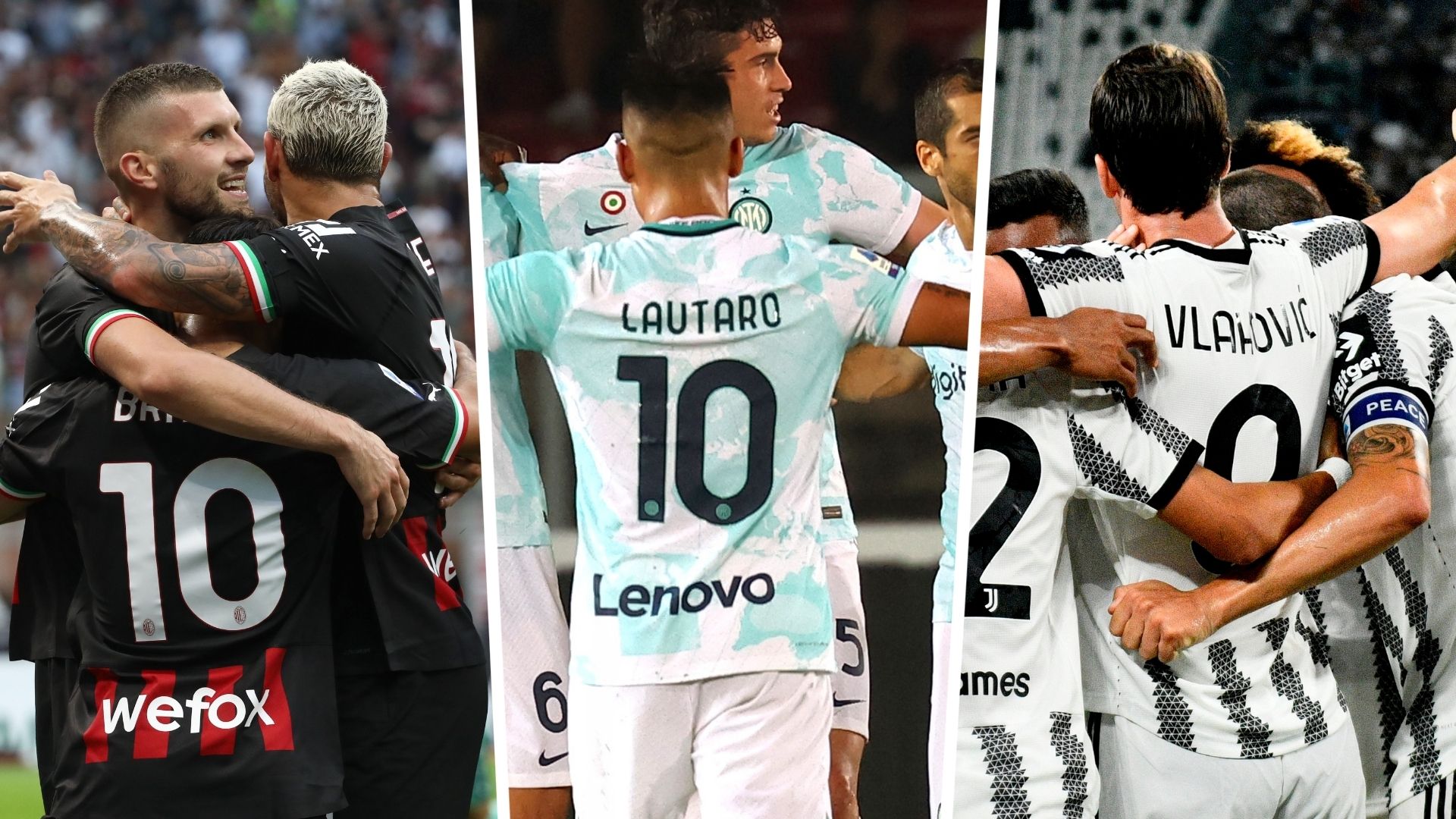 Milan Inter Juventus