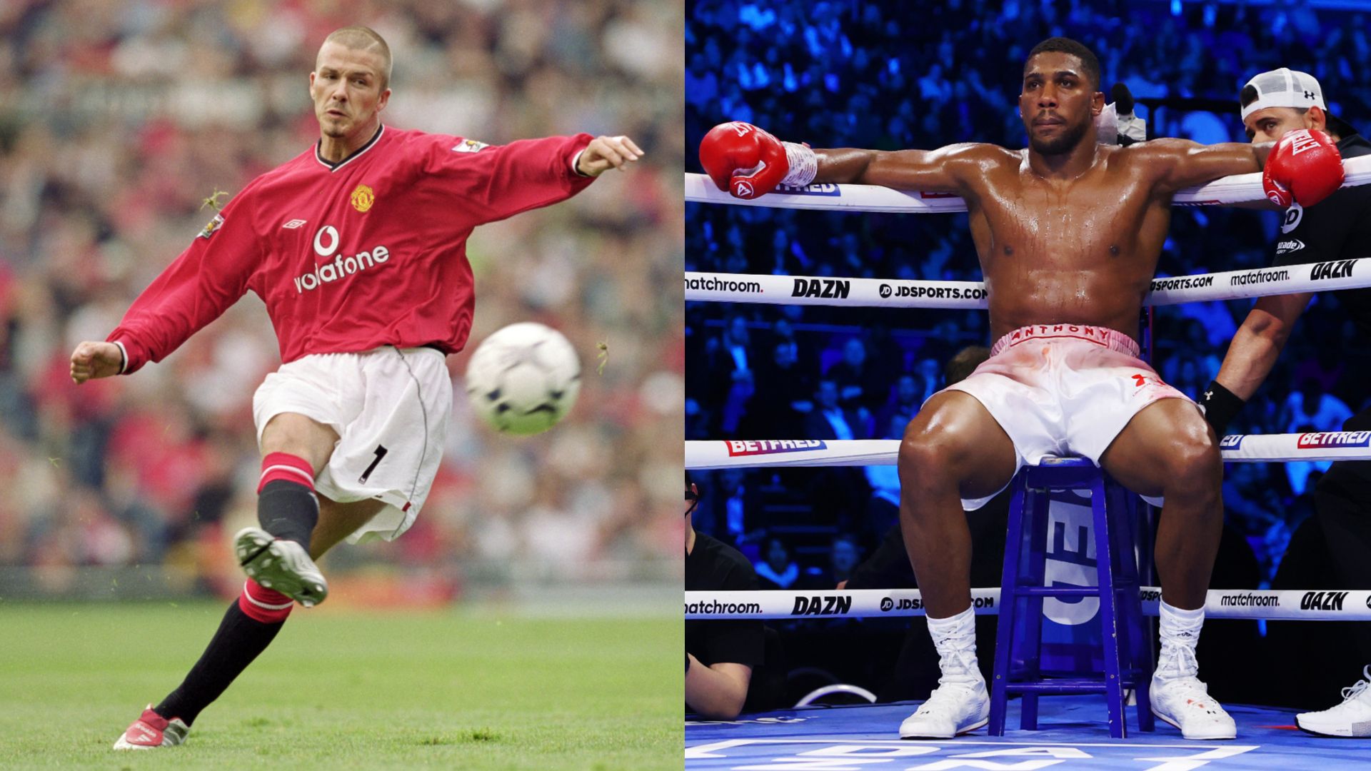 David Beckham Anthony Joshua