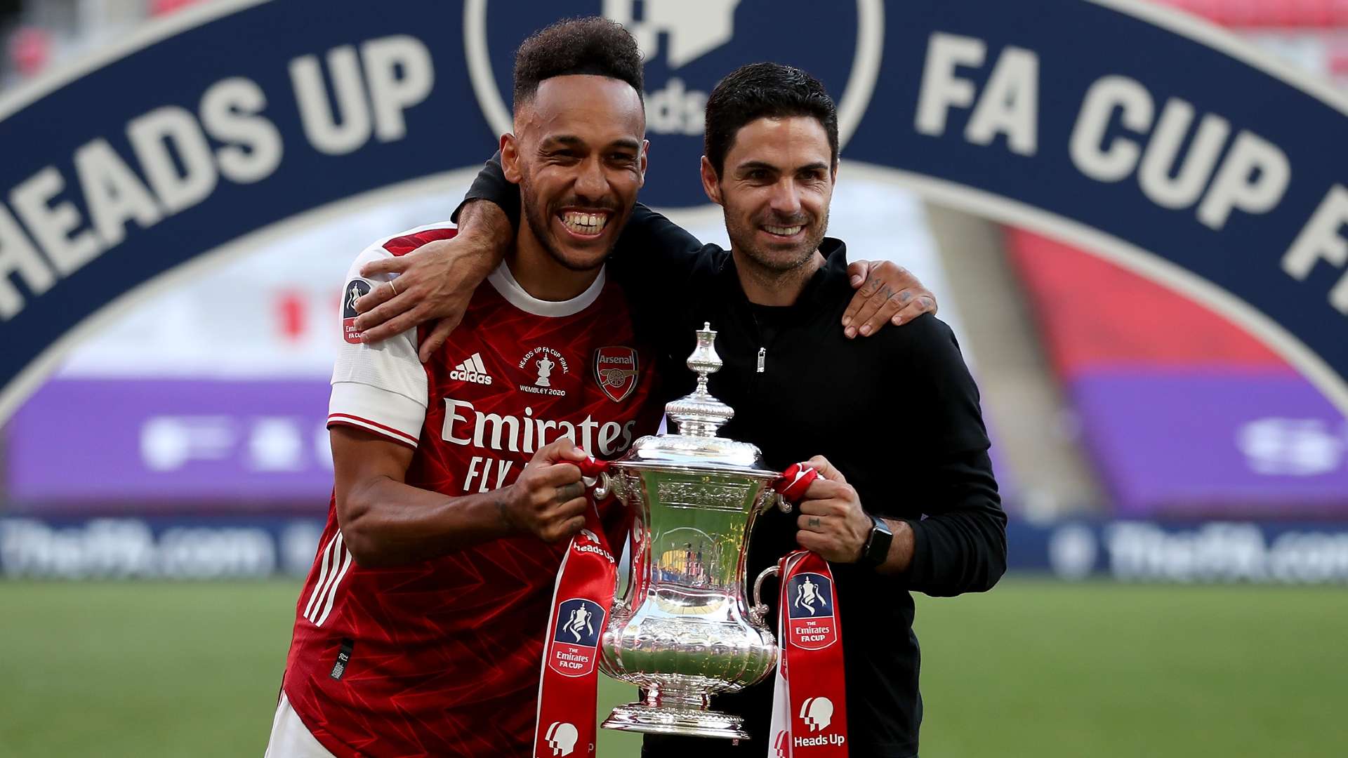 Pierre-Emerick Aubameyang Mikel Arteta Arsenal FA Cup 2019-20