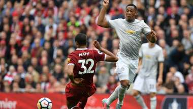 Joel Matip Anthony Martial Liverpool Manchester United 141017