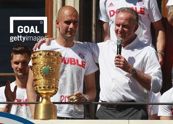Pep Guardiola & Karl-Heinz Rummenigge