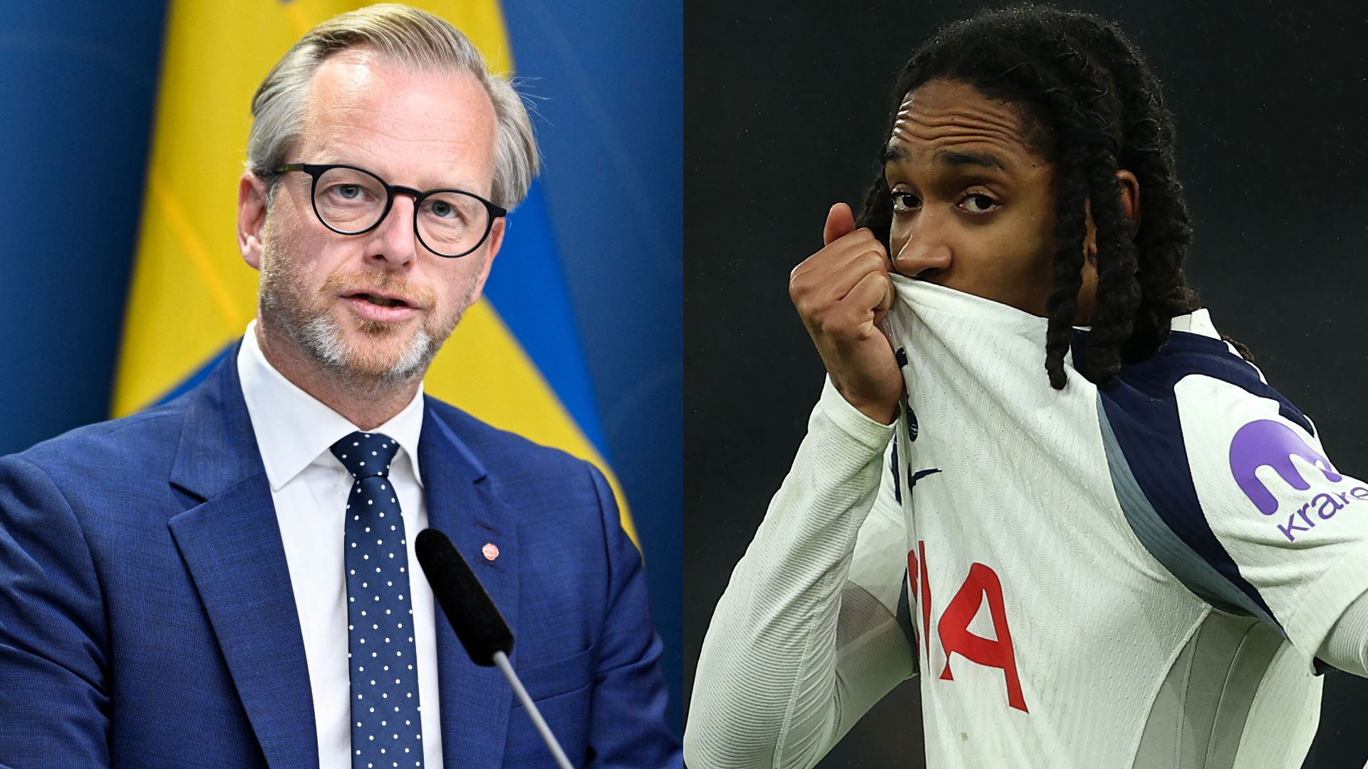 Mikael Damberg Sweden Tottenham 2026