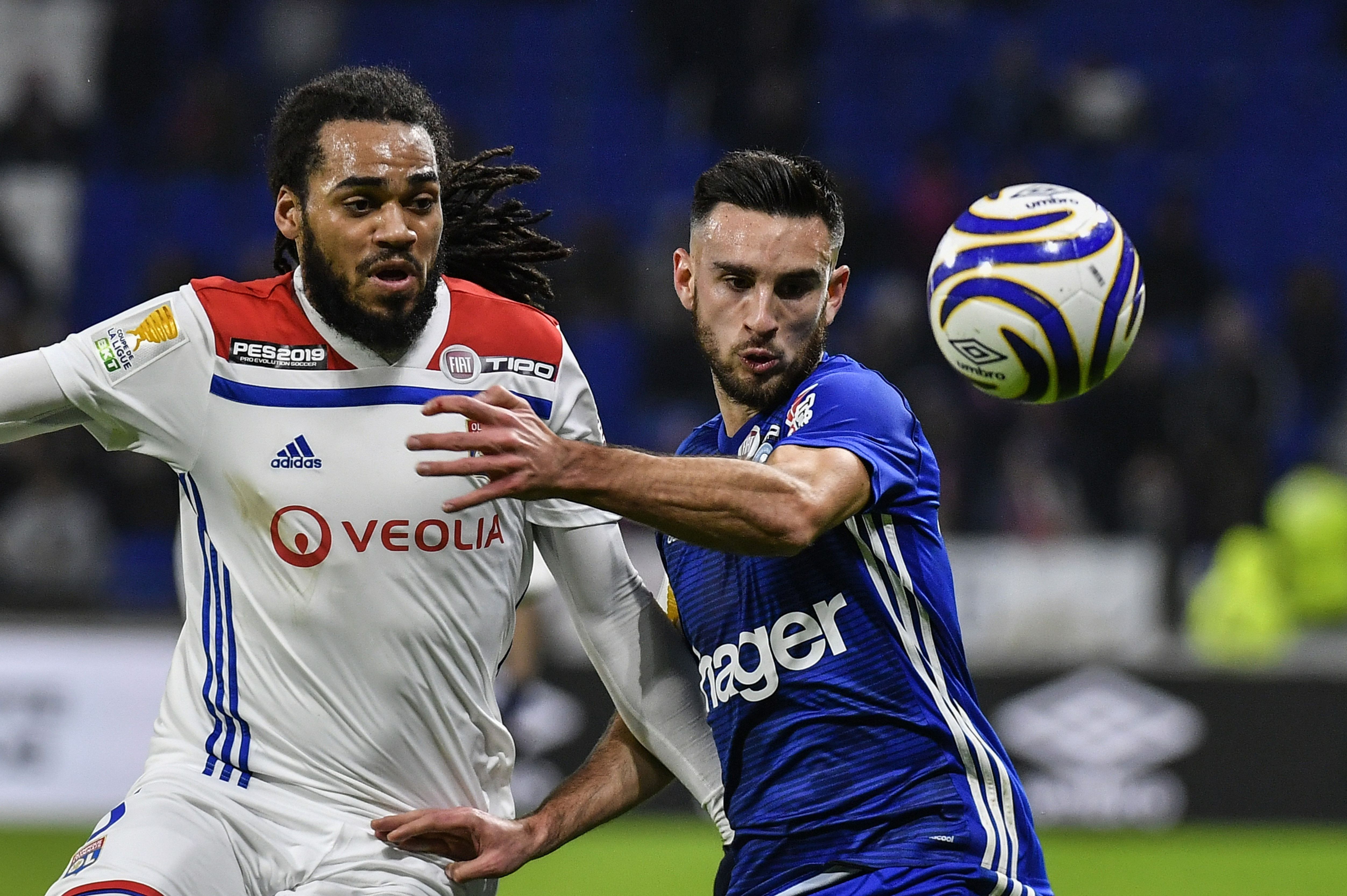 Jason Denayer Lyon Strasbourg Coupe de la Ligue 08012018
