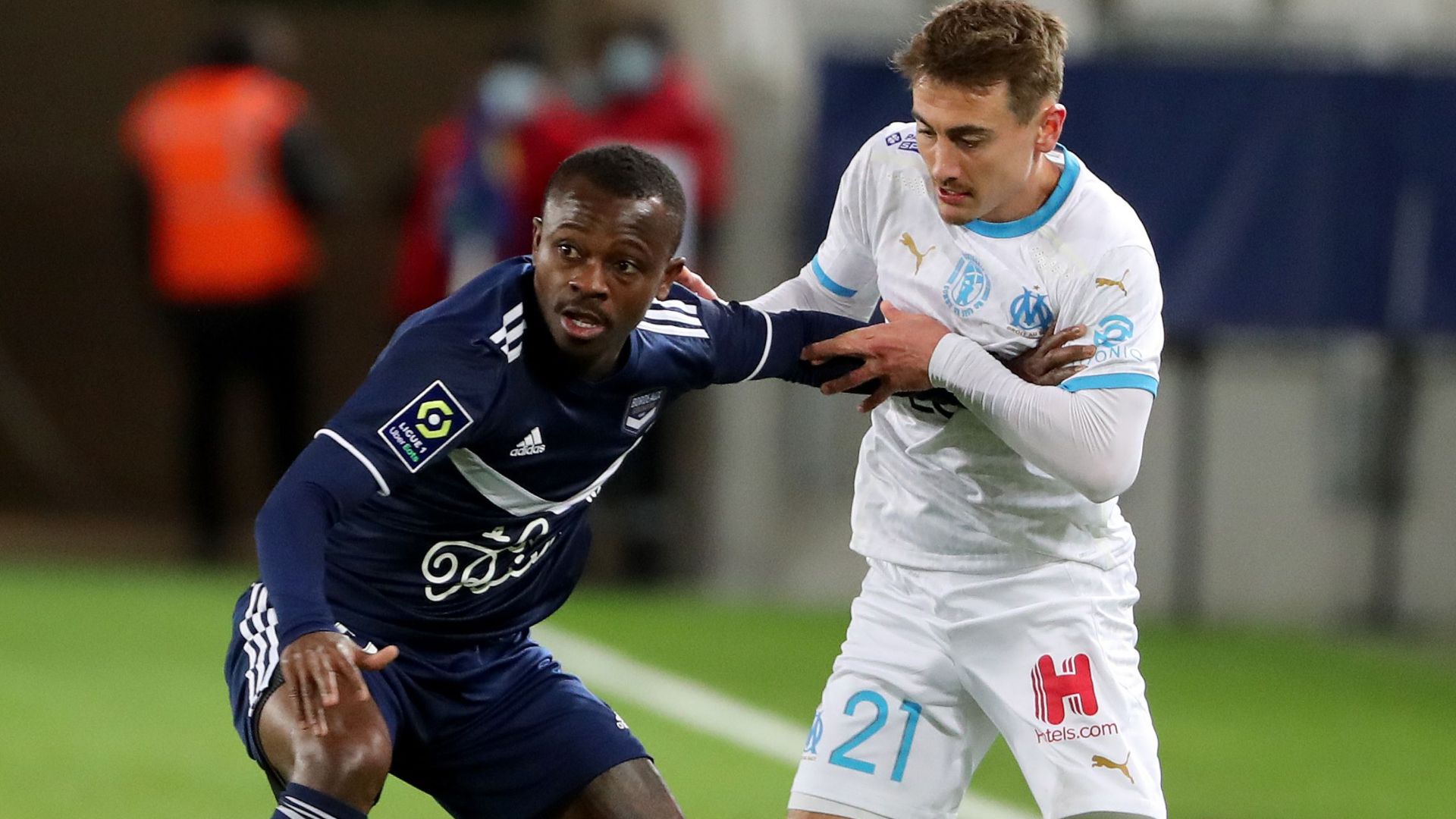Jean-Michael Seri Valentin Rongier Marseille Bordeaux Ligue 1 14022021