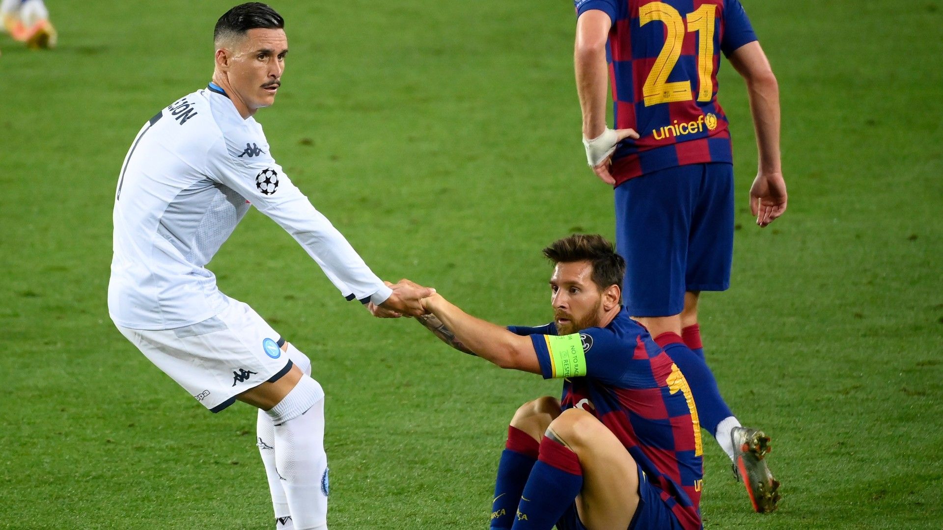 Barcelona Napoli Callejon Messi