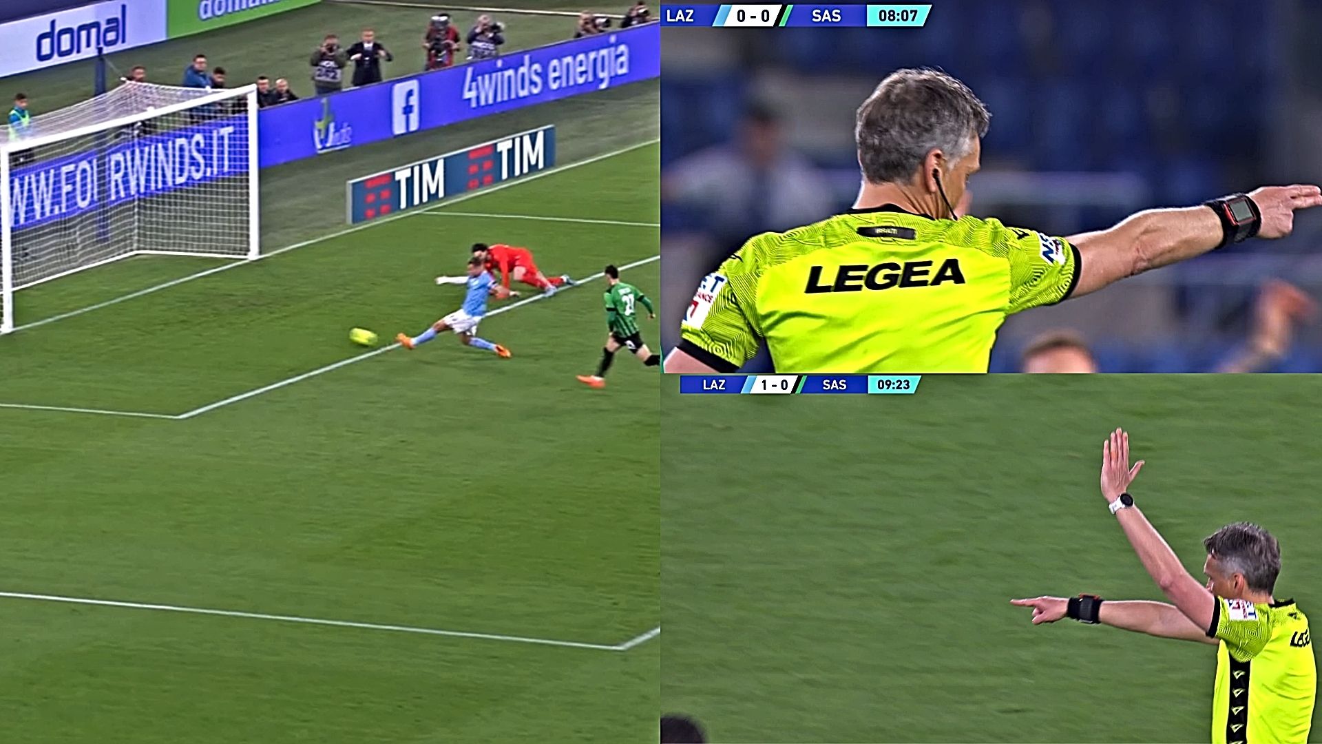 Immobile Lazio Sassuolo