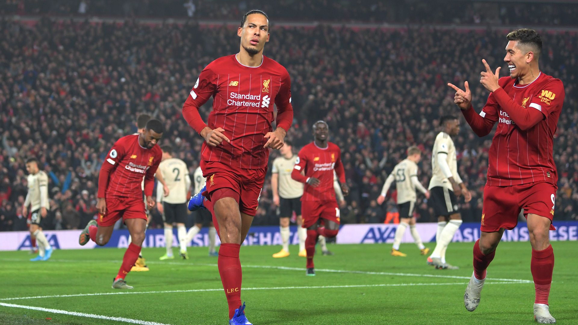 Virgil van Dijk FC Liverpool Manchester United Premier League 19012020