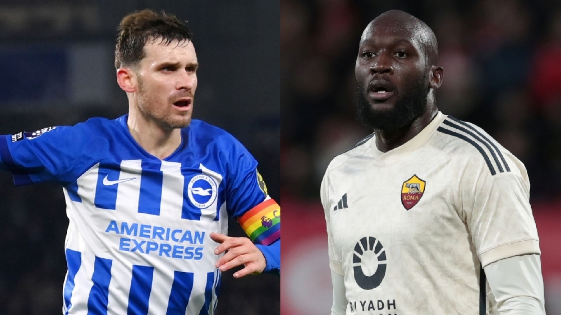Pascal Gross Brighton Romelu Lukaku Roma