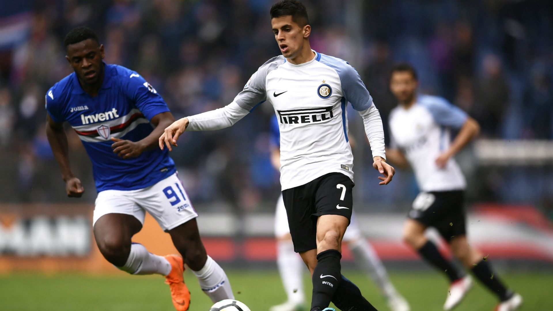 Joao Cancelo Duvan Zapata Sampdoria Inter Serie A