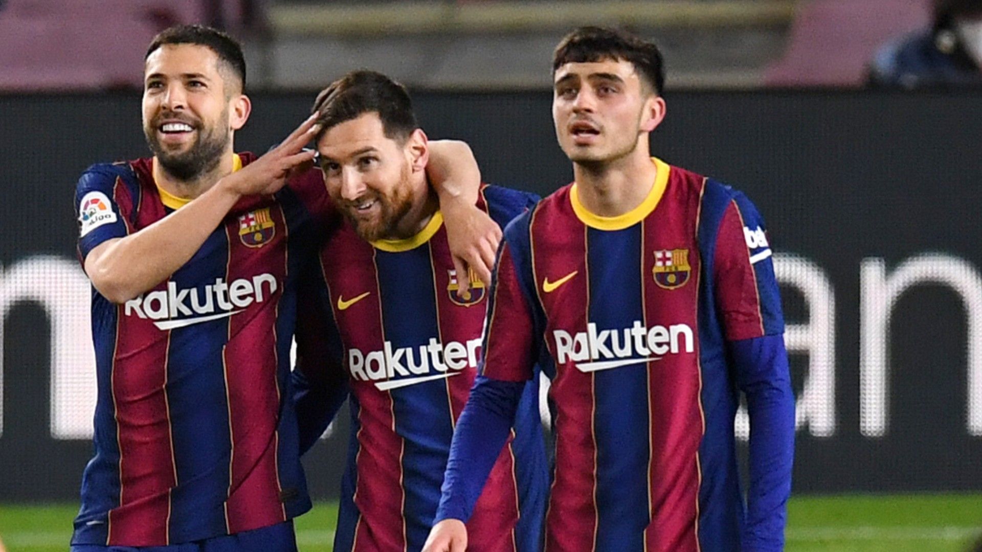 Barcelona Messi Alba Pedri