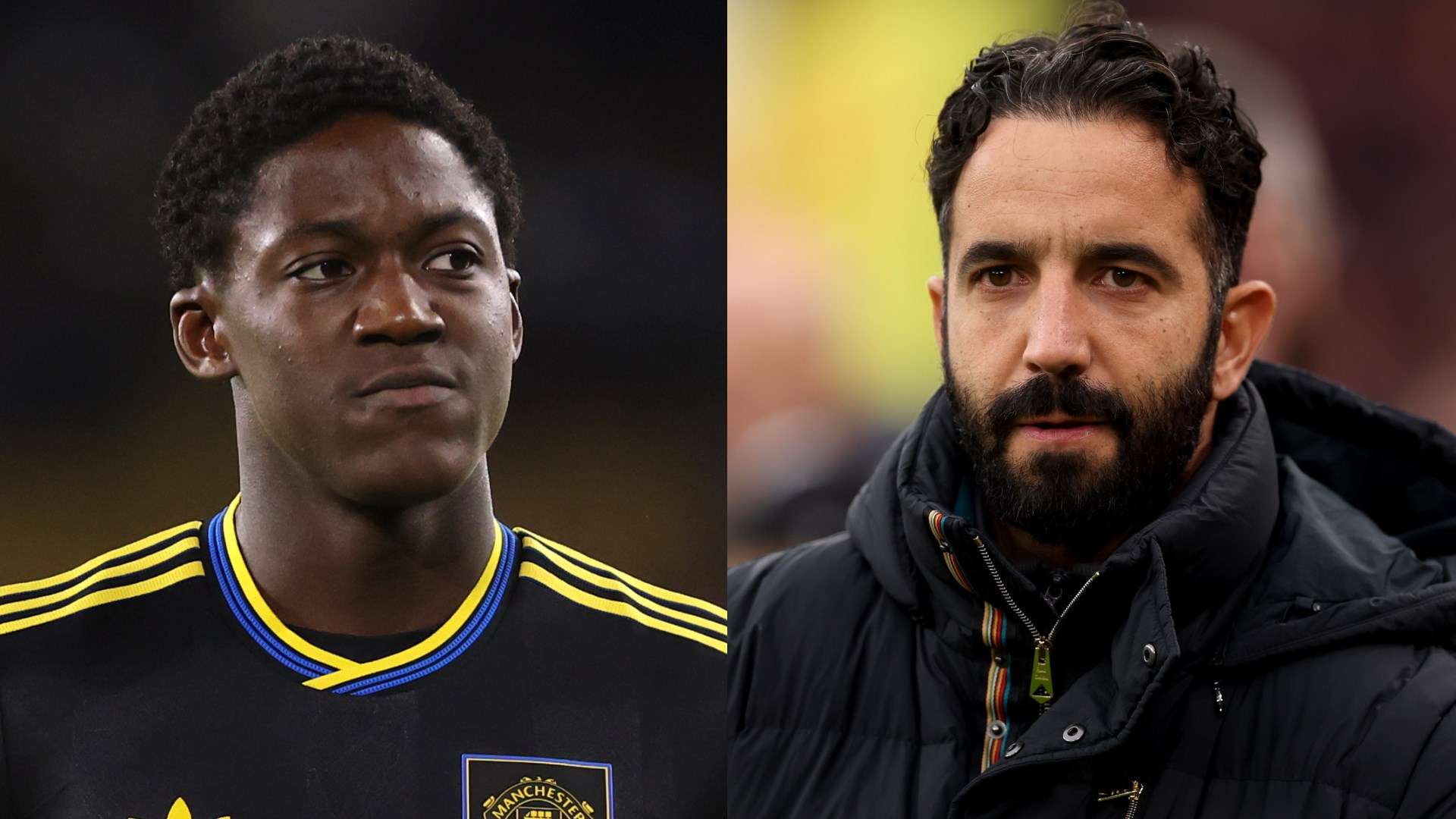 Kobbie Mainoo Ruben Amorim split