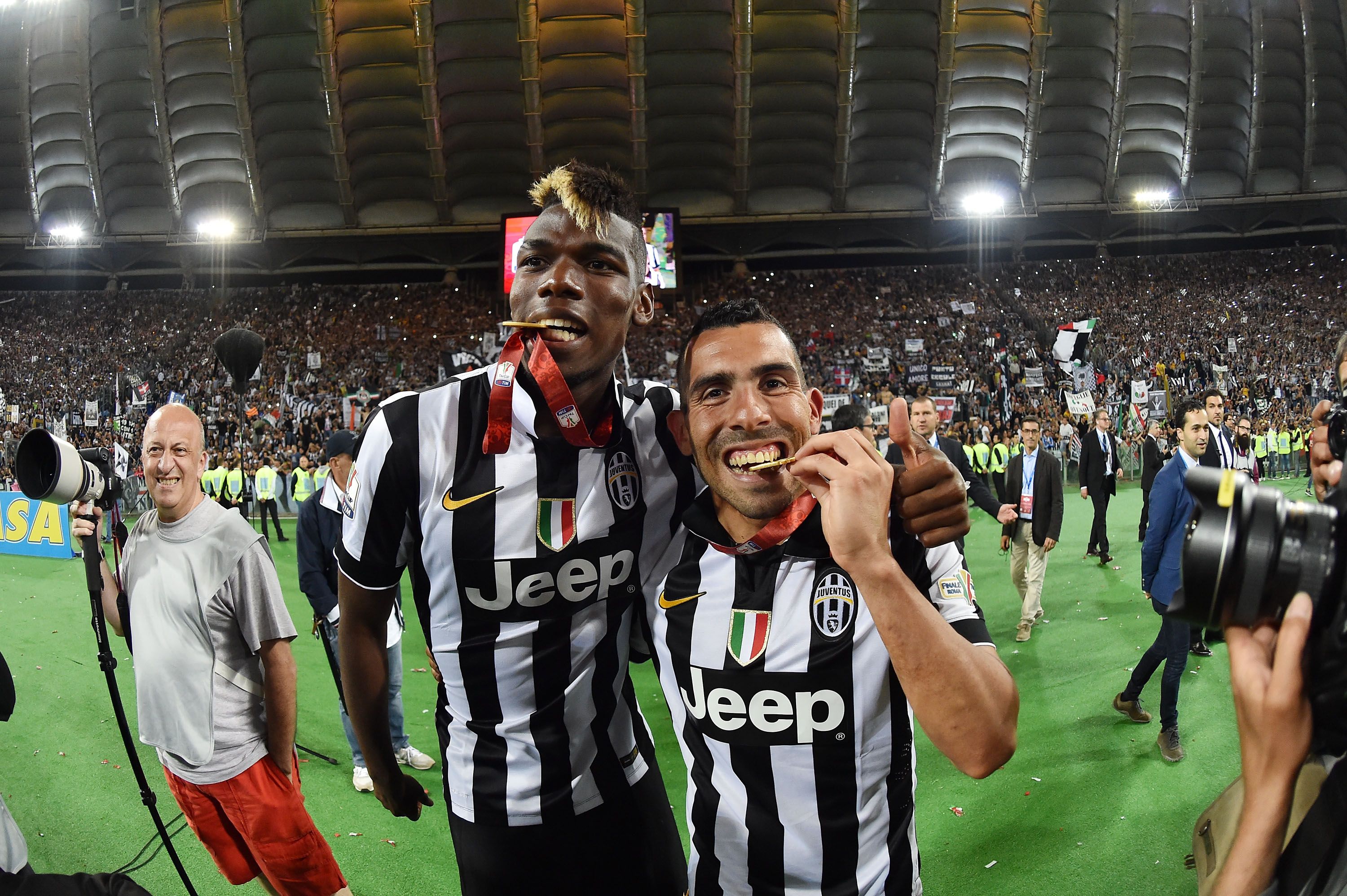 Carlos Tevez Paul Pogba Juventus