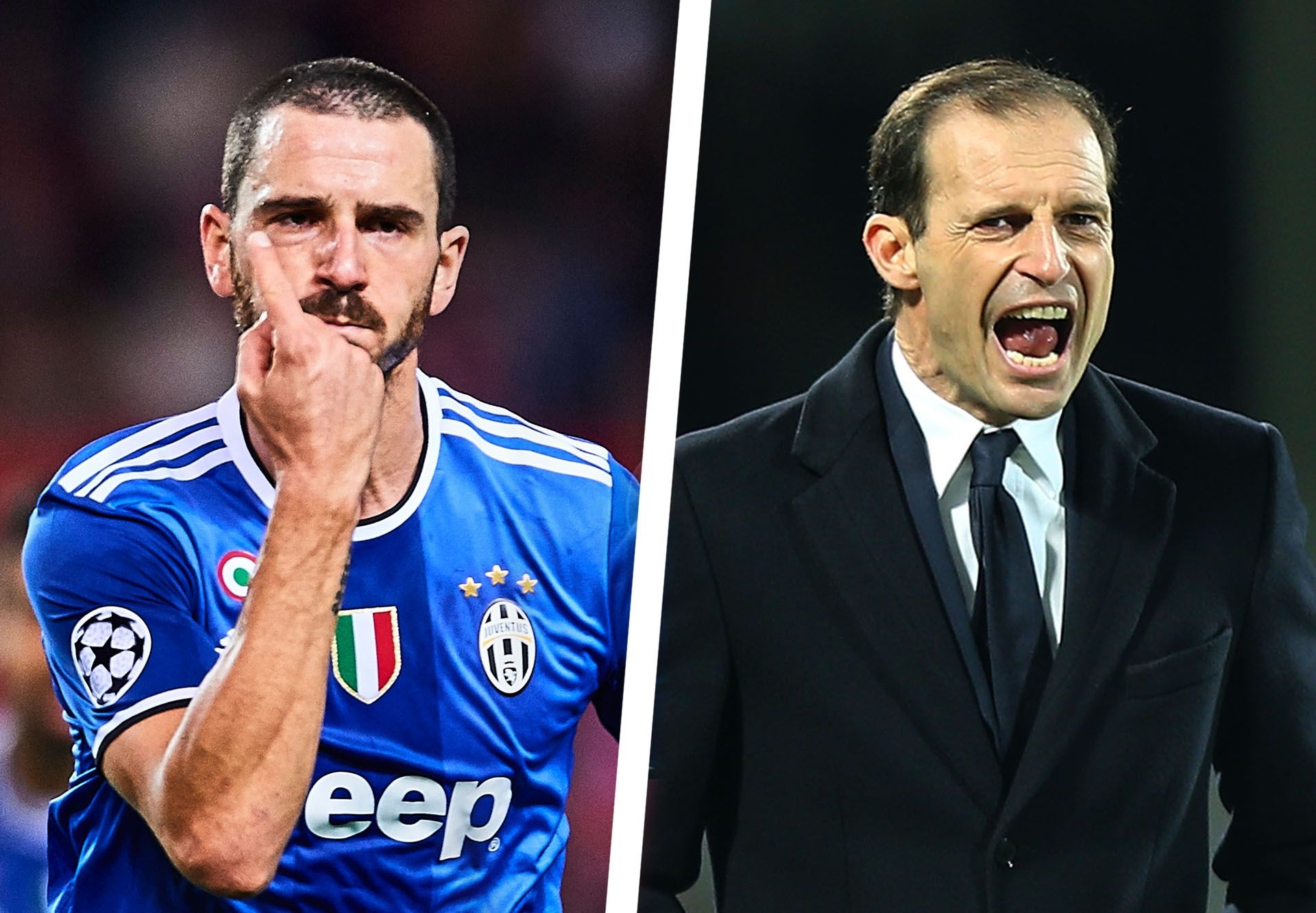 Leonardo Bonucci Massimiliano Allegri