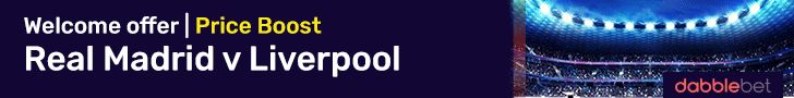 dabblebet Liverpool Champions League offer footer