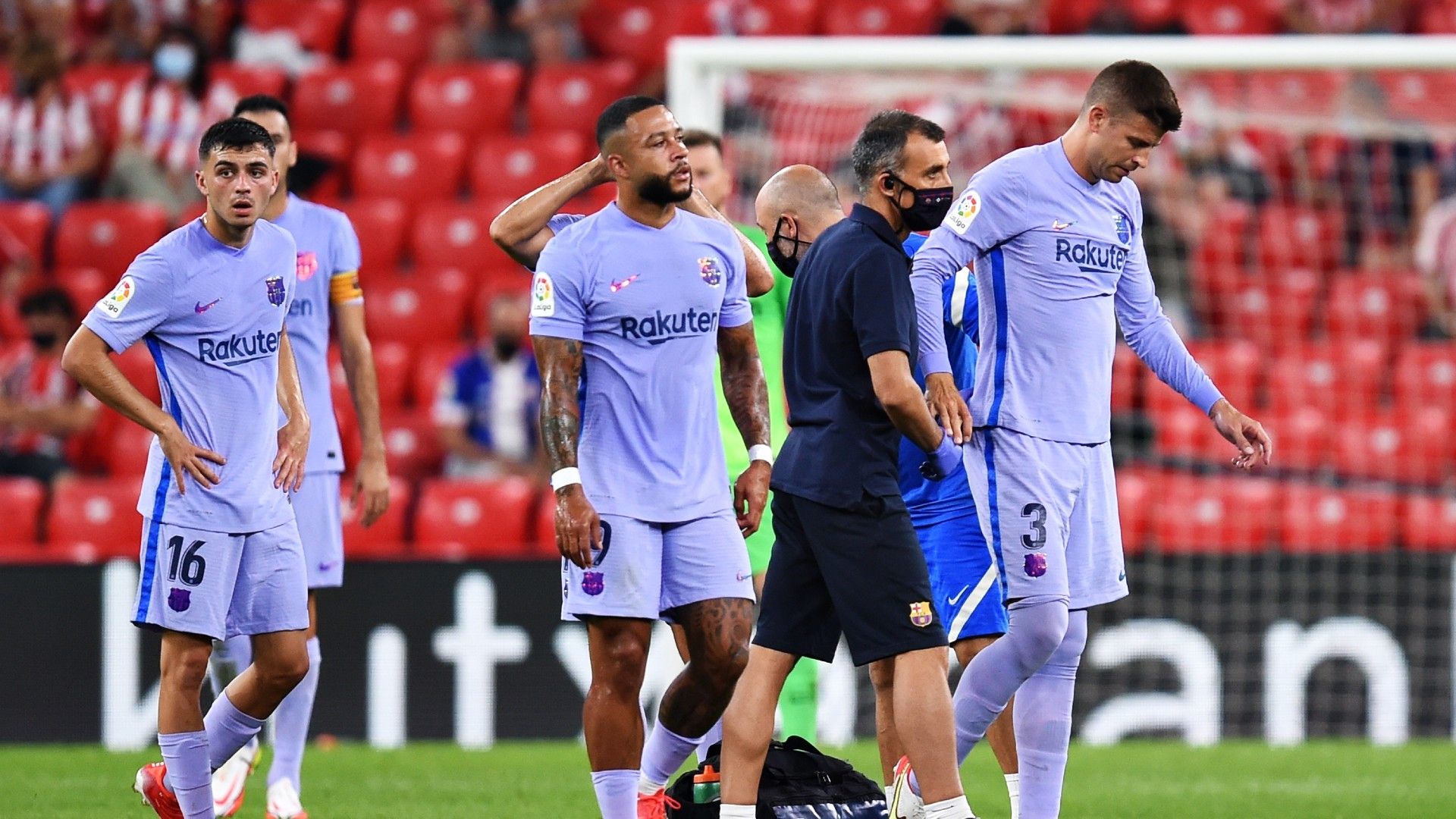 Gerard Pique Athletic Club vs Barcelona La Liga 2021-22