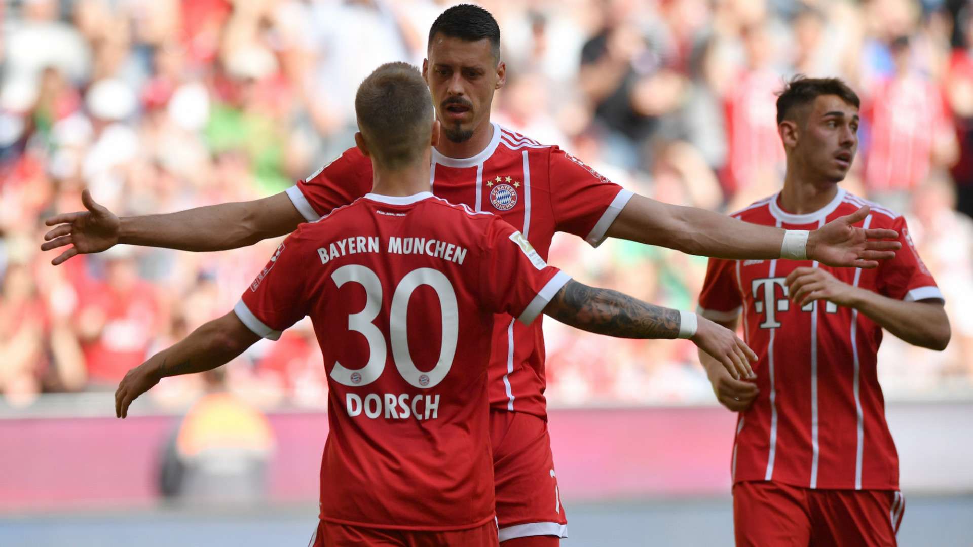 Sandro Wagner Niklas Dorsch Bayern Munchen Eintracht Frankfurt Bundesliga 28042018