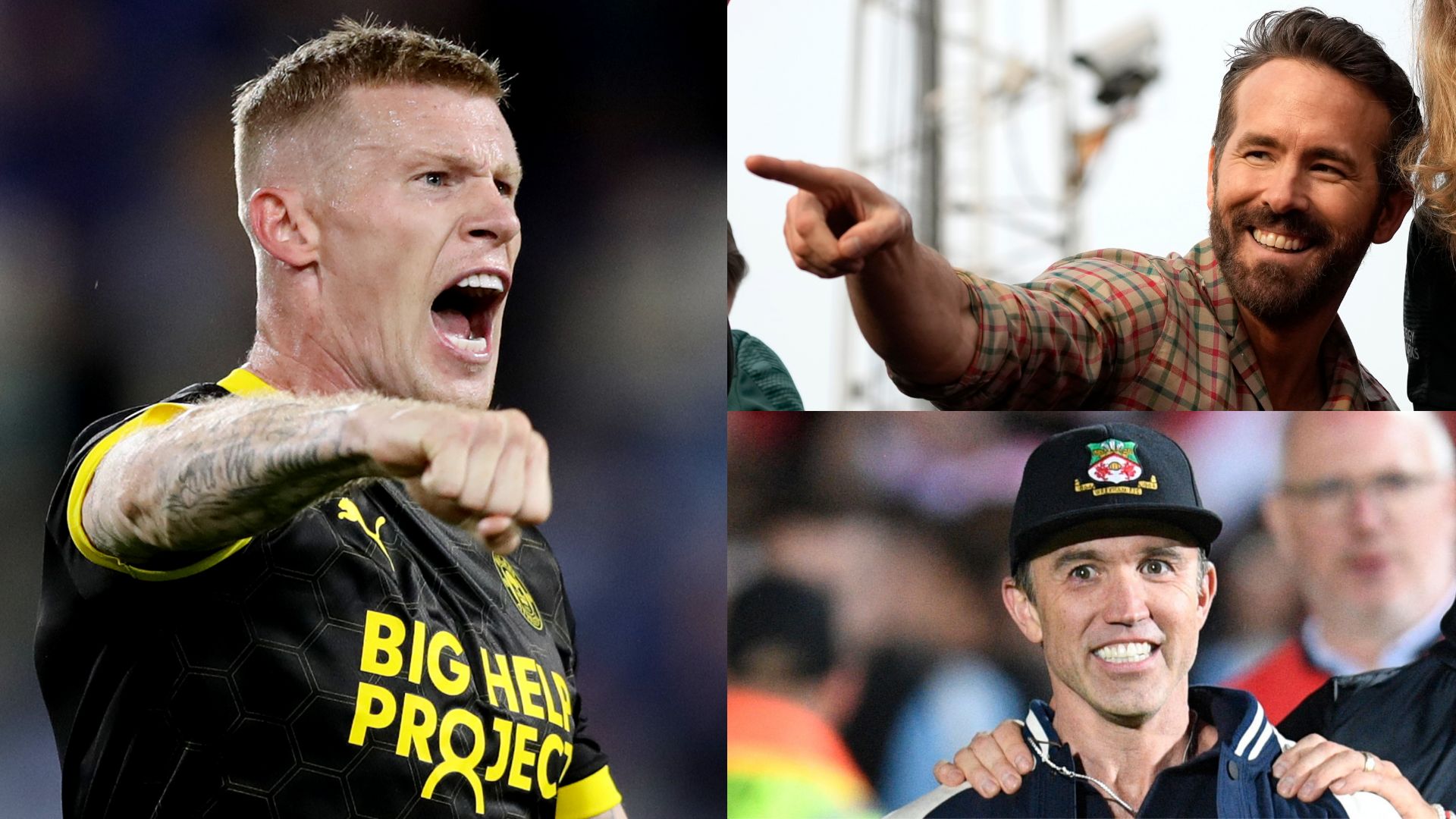 GFX Info James McClean Ryan Reynolds Rob McElhenney