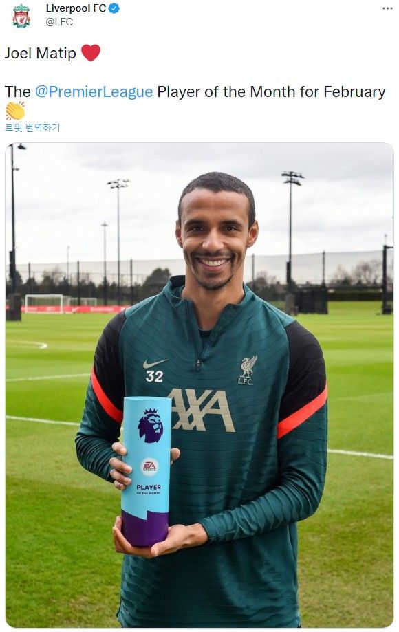 마팁, 프리미어 리그 2월 이 달의 선수