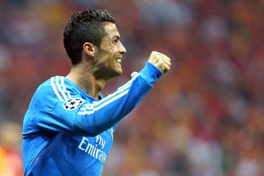 Cristiano Ronaldo Galatasaray v Real Madrid UEFA Champions League