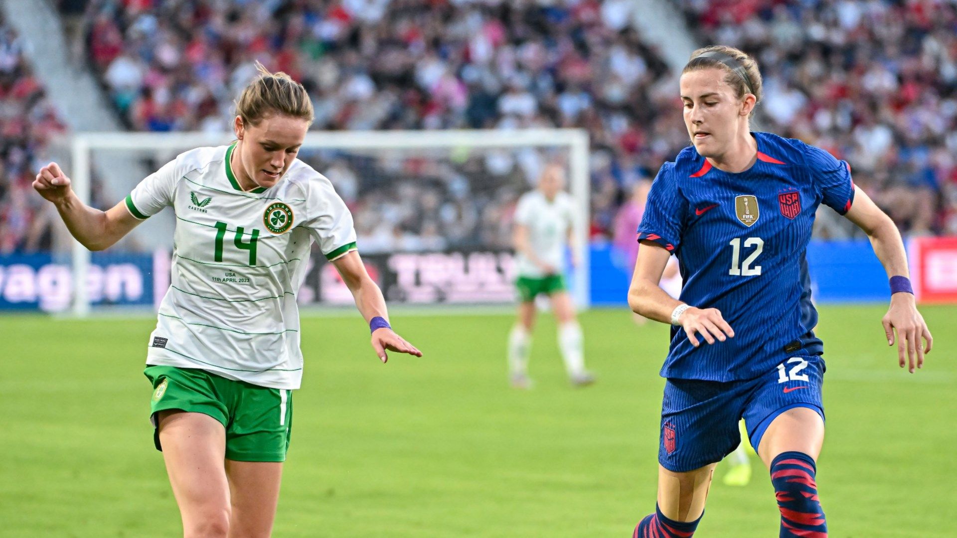 Heather Payne Tierna Davidson Republic of Ireland USWNT 2023