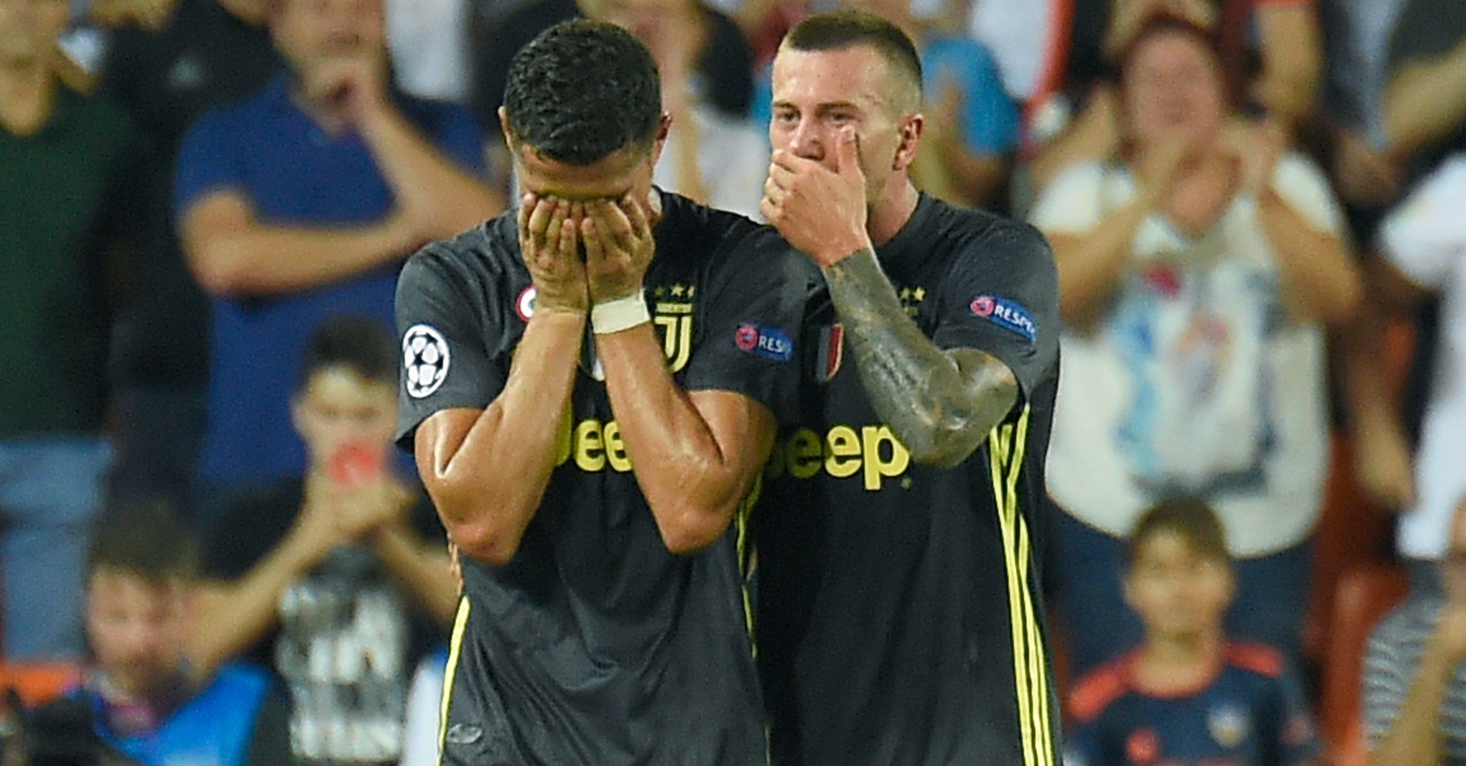 Ronaldo got red card