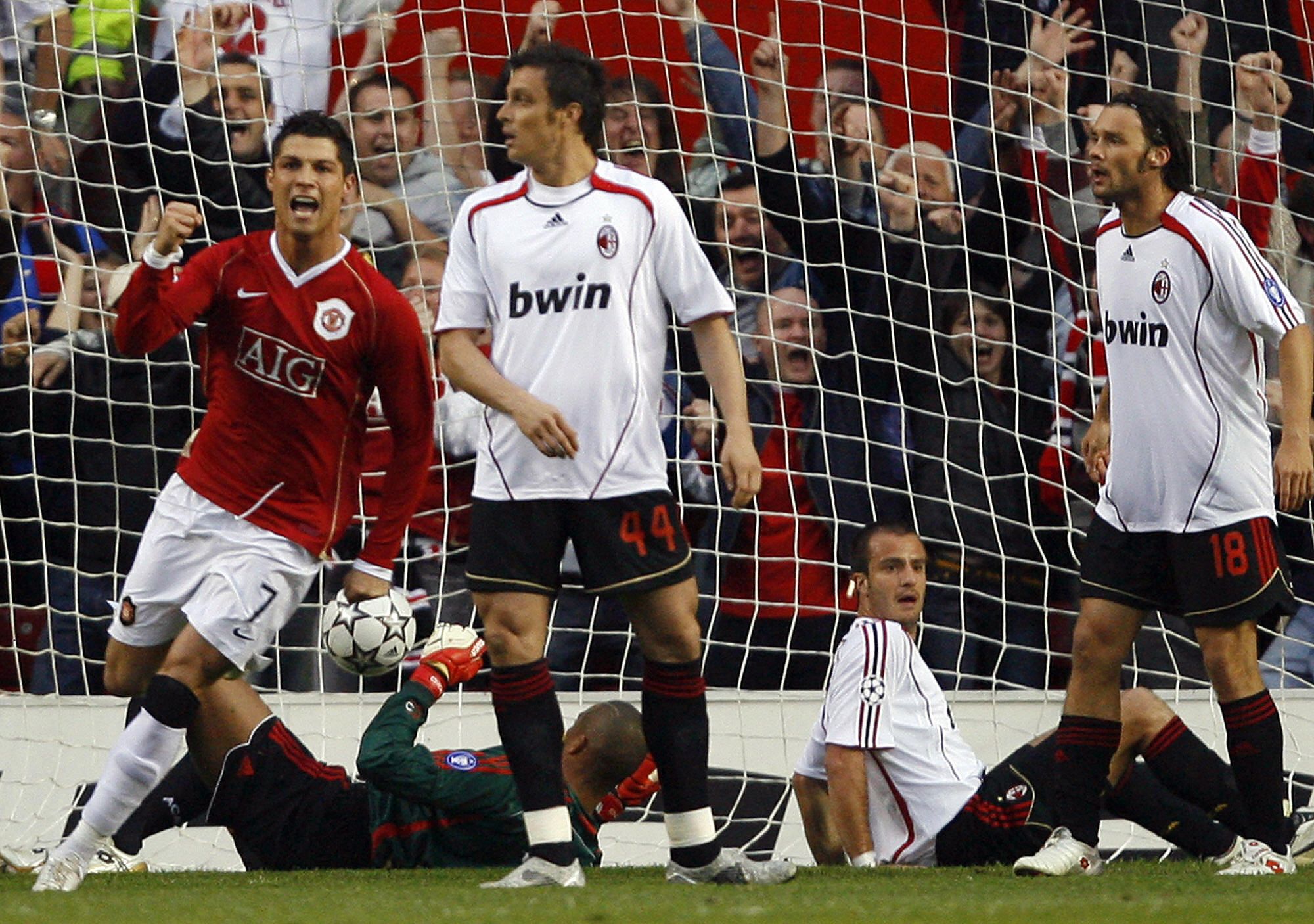 Manchester United Milan 2006 2007 Cristiano Ronaldo