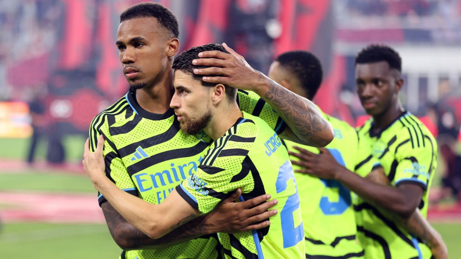 William Saliba Jorginho Arsenal 2023