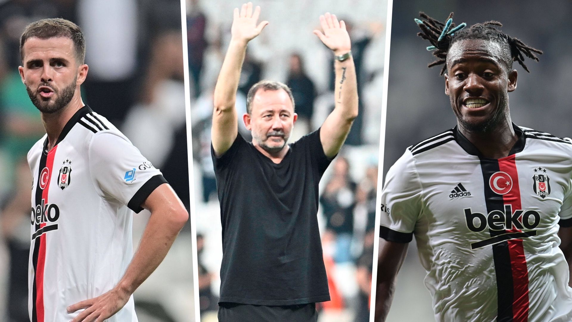 ONLY GERMANY GFX Michy Batshuayi Sergen Yalcin Miralem Pjanic Besiktas