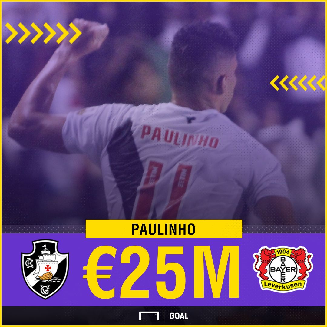 Paulinho - Vasco p/ Leverkusen PS - 25/04/2018