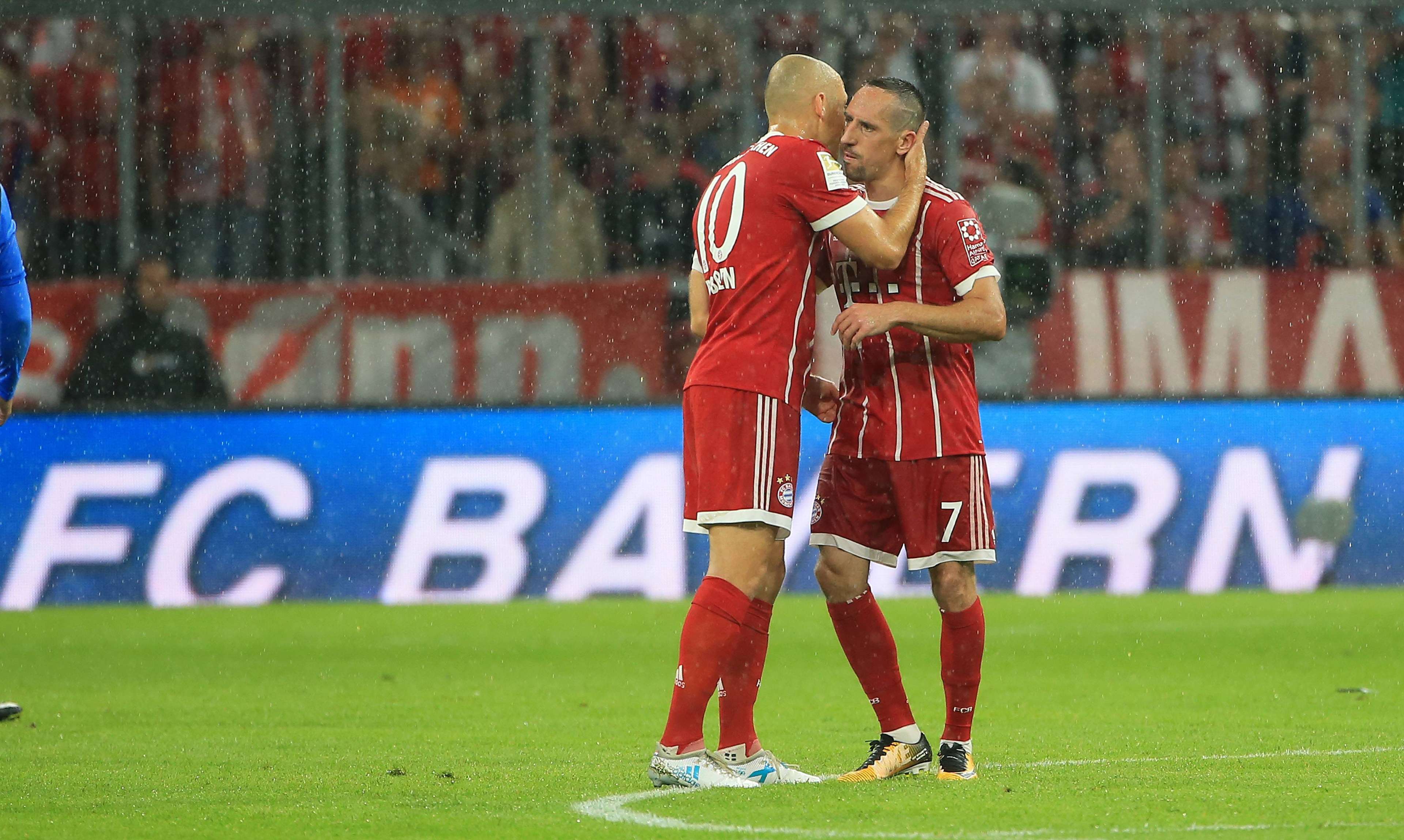 *GER ONLY / NO GAL* Arjen Robben Franck Ribery FC Bayern