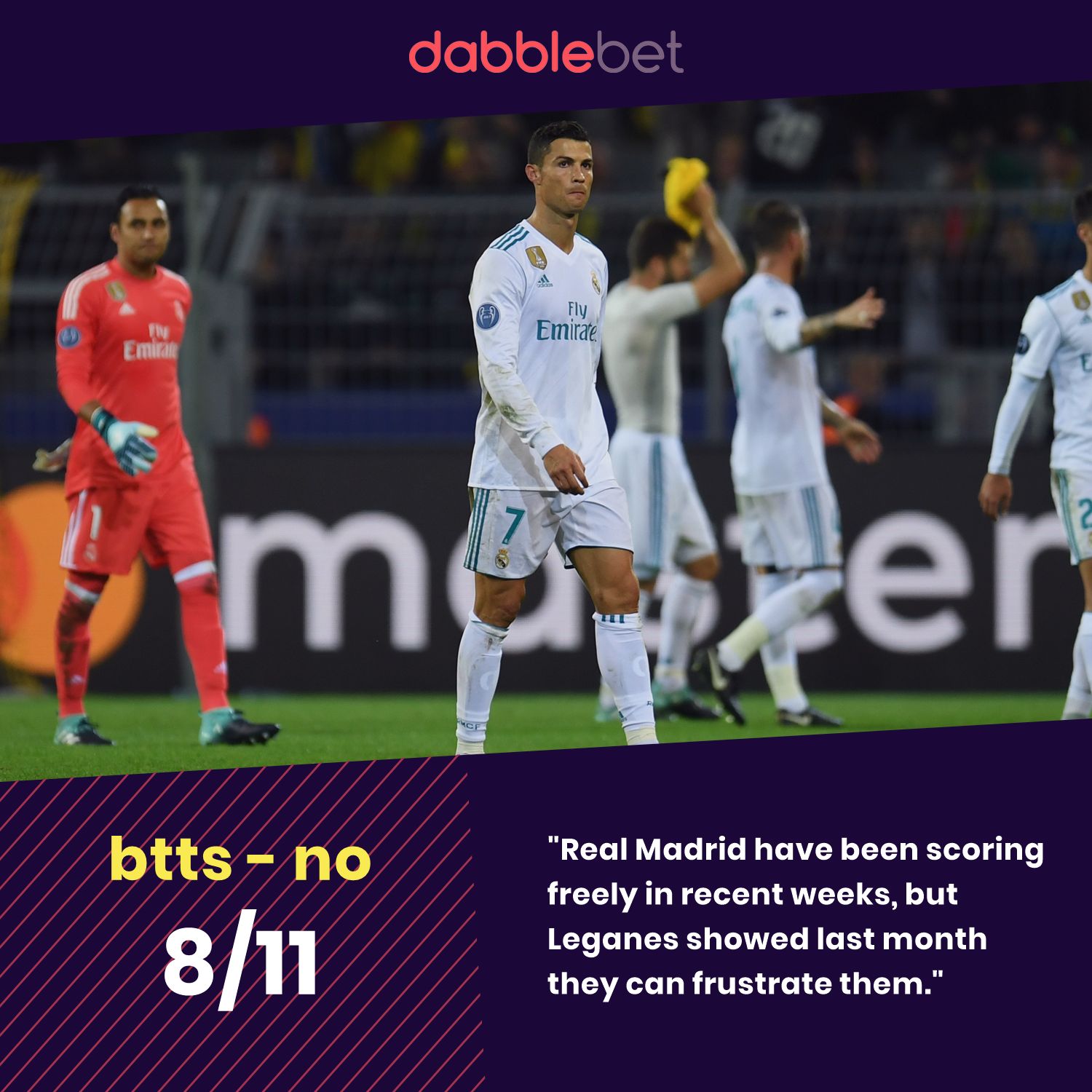 Leganes Real Madrid la Liga graphic