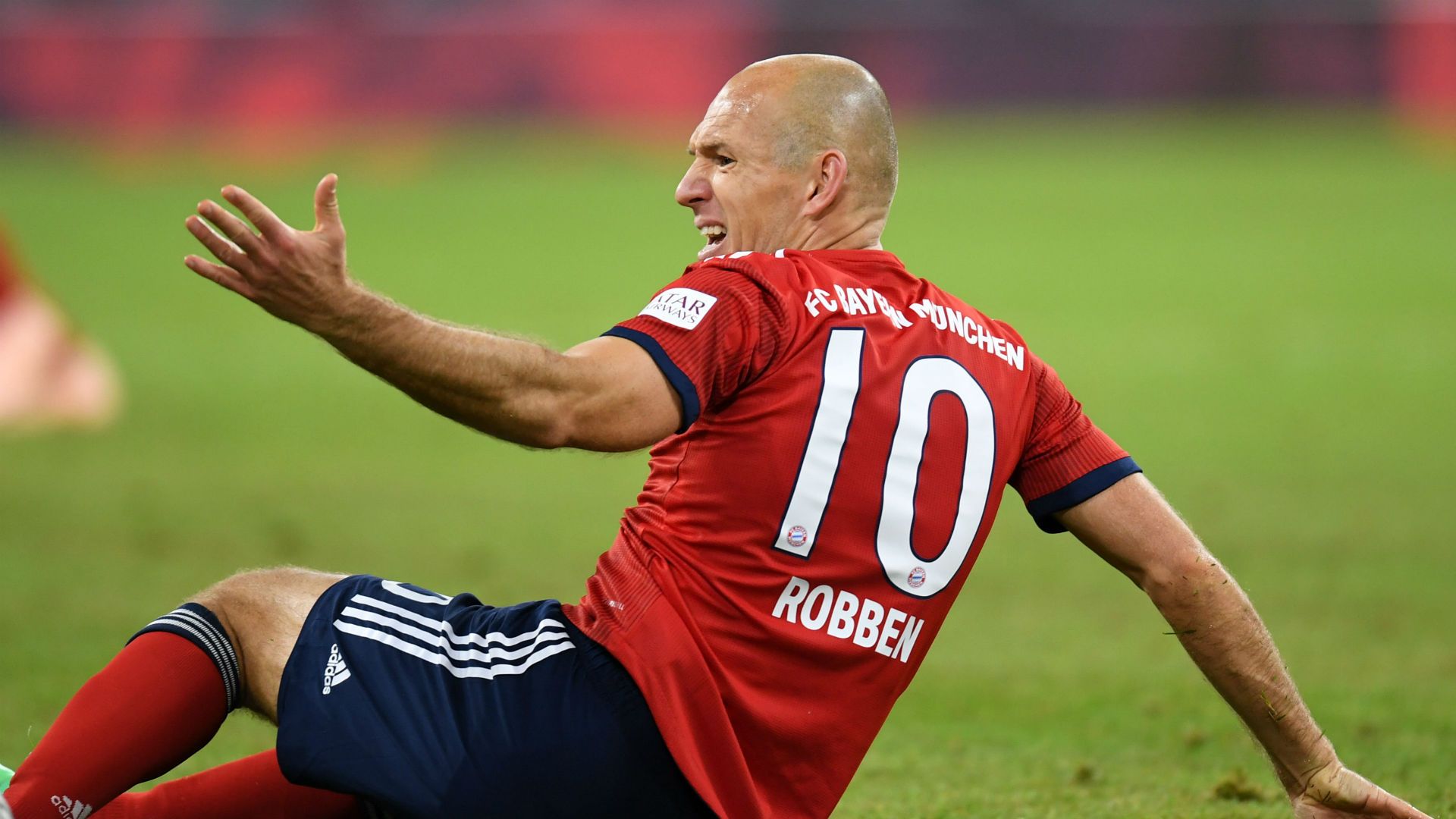 Arjen Robben Bayern Munich Augsburg Bundesliga 25092018