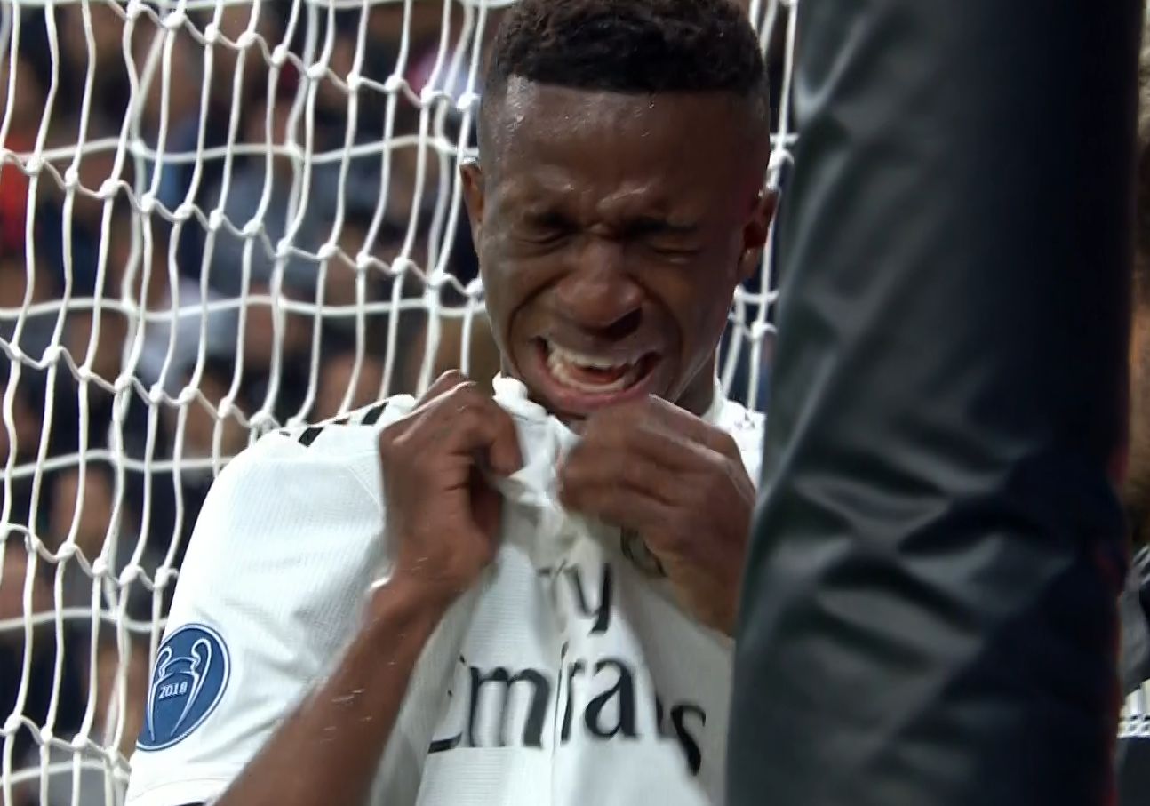 Vinicius lagrimas Ajax Real Madrid