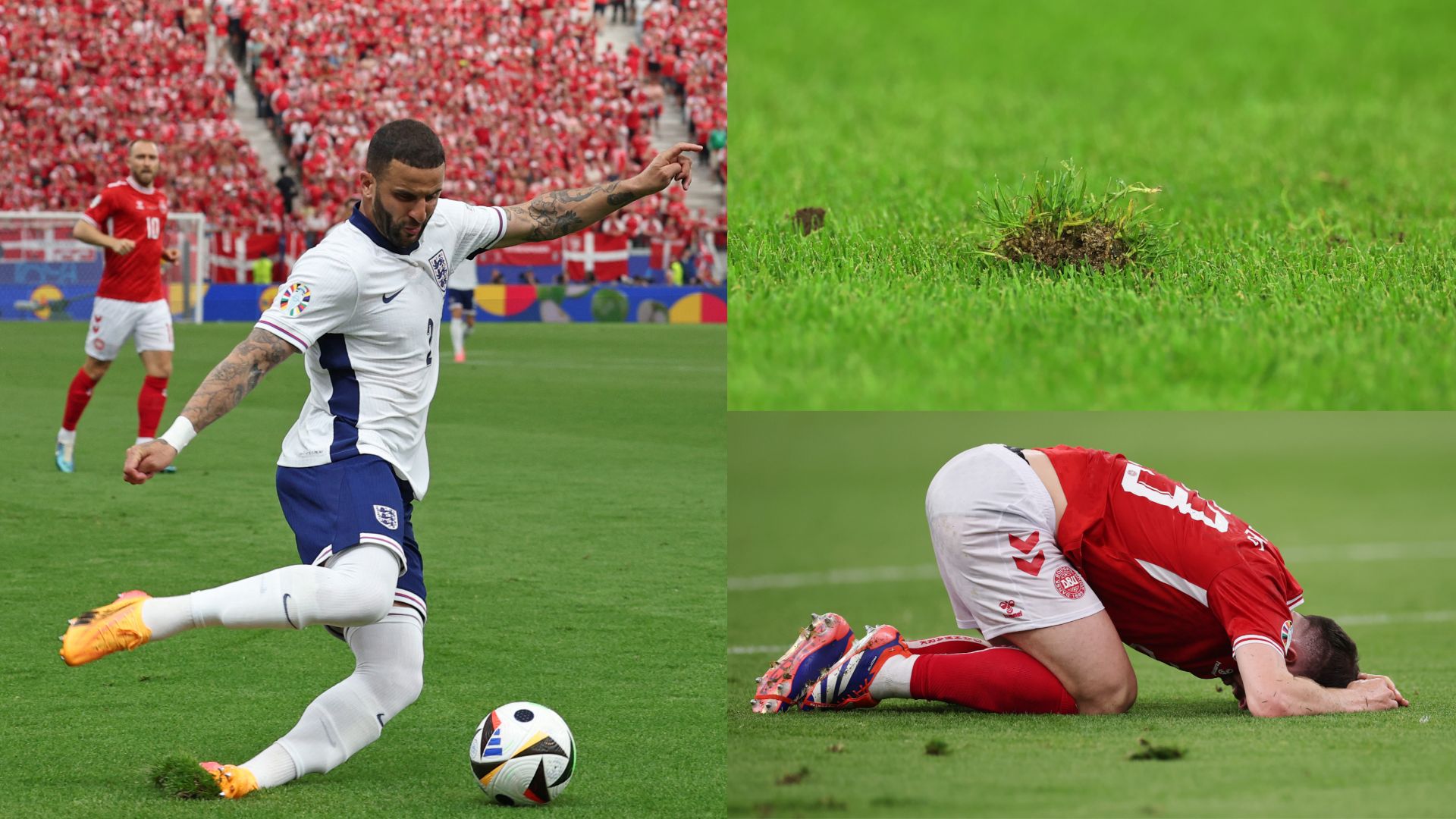 England Denmark pitch