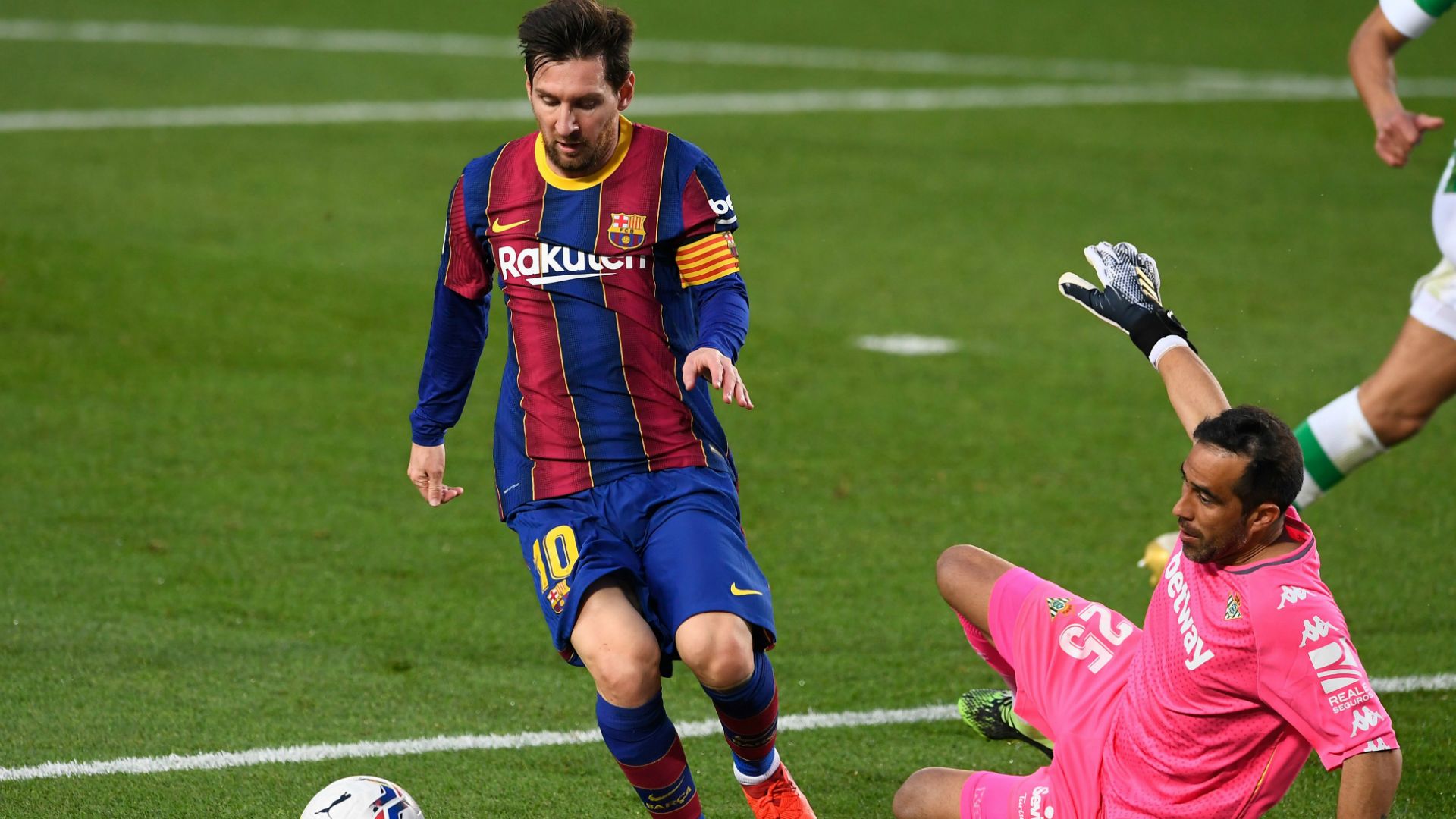 Leo Messi Claudio Bravo Barcelona Betis