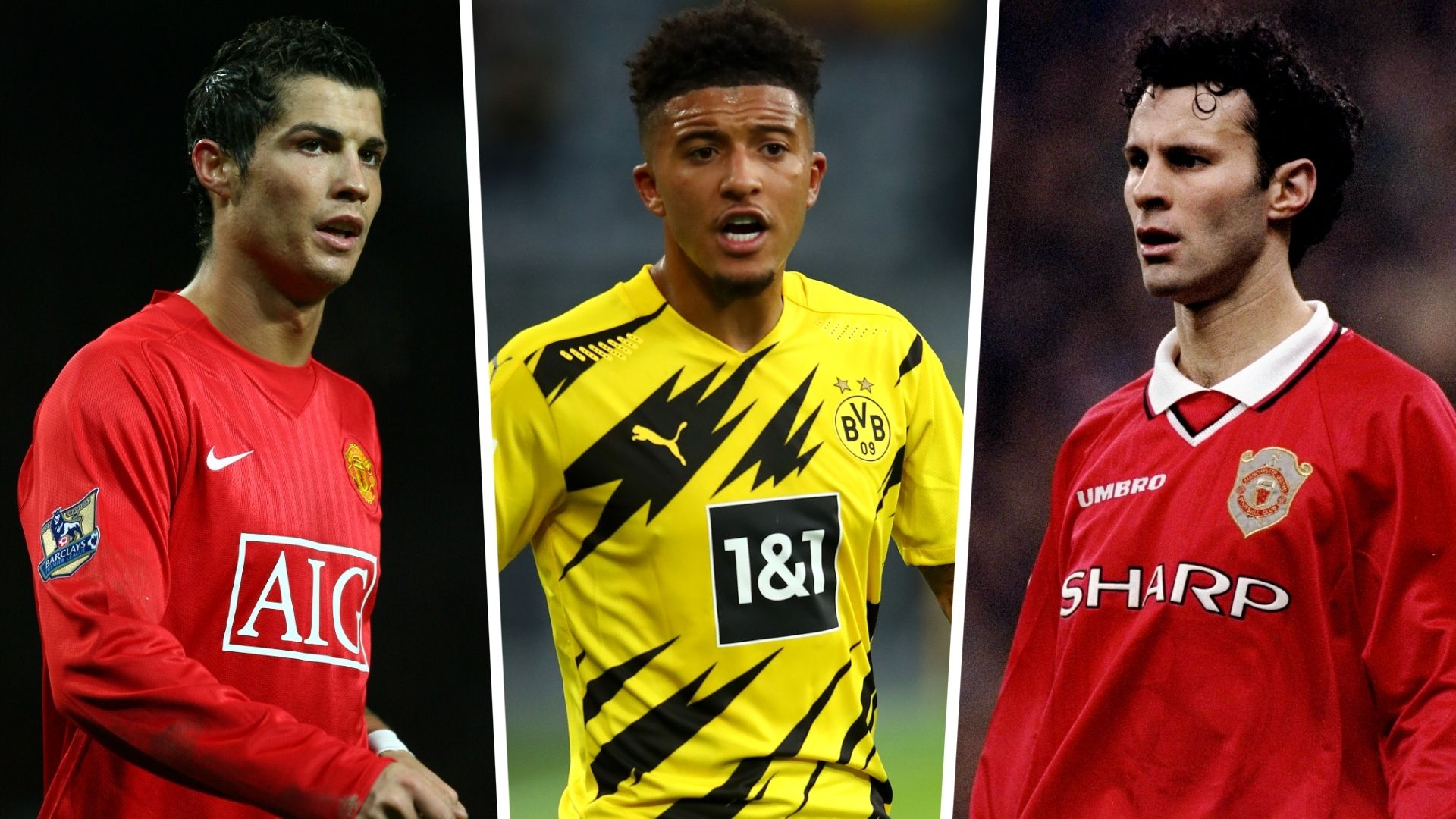 Cristiano Ronaldo Jadon Sancho Ryan Giggs
