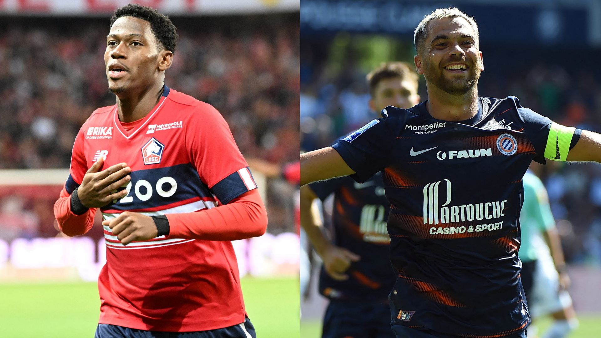 Lille OSC Montpellier HSC LOSC MHSC Jonathan David Téji Savanier