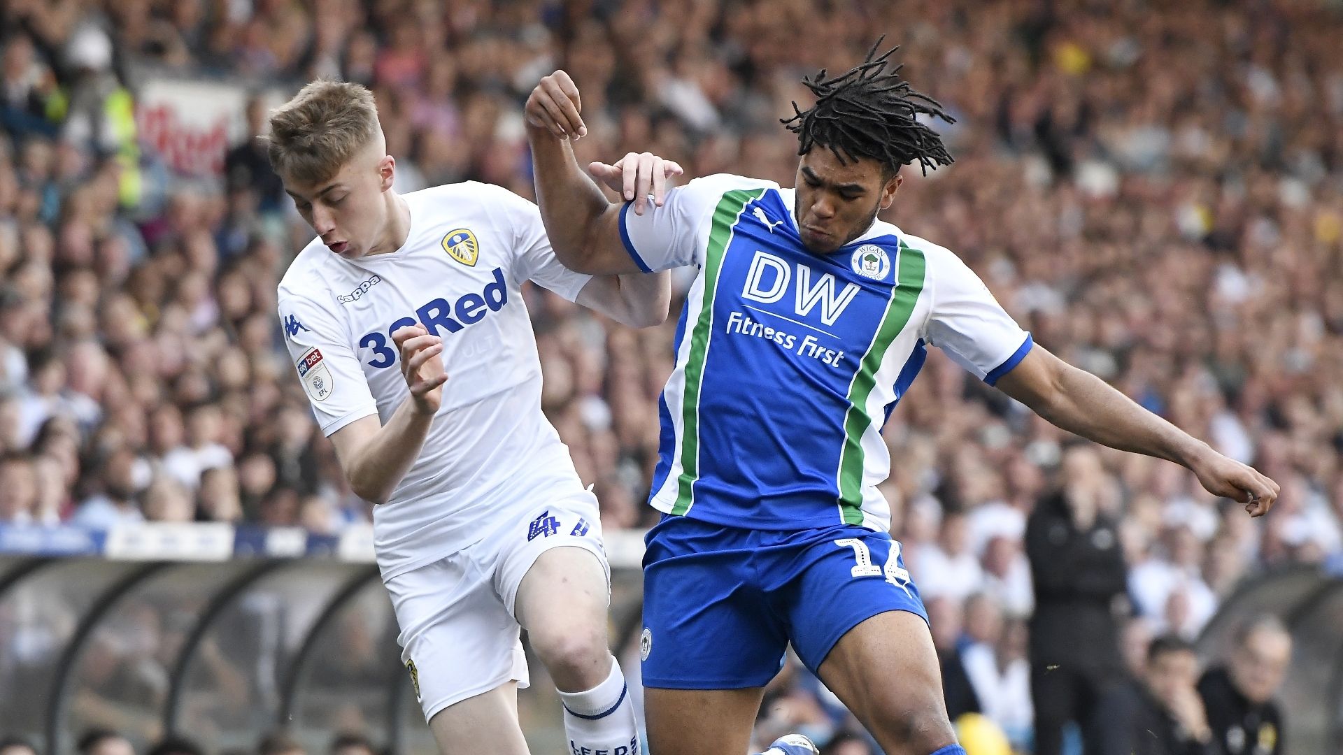 Jack Clarke, Reece James, Leeds vs Wigan