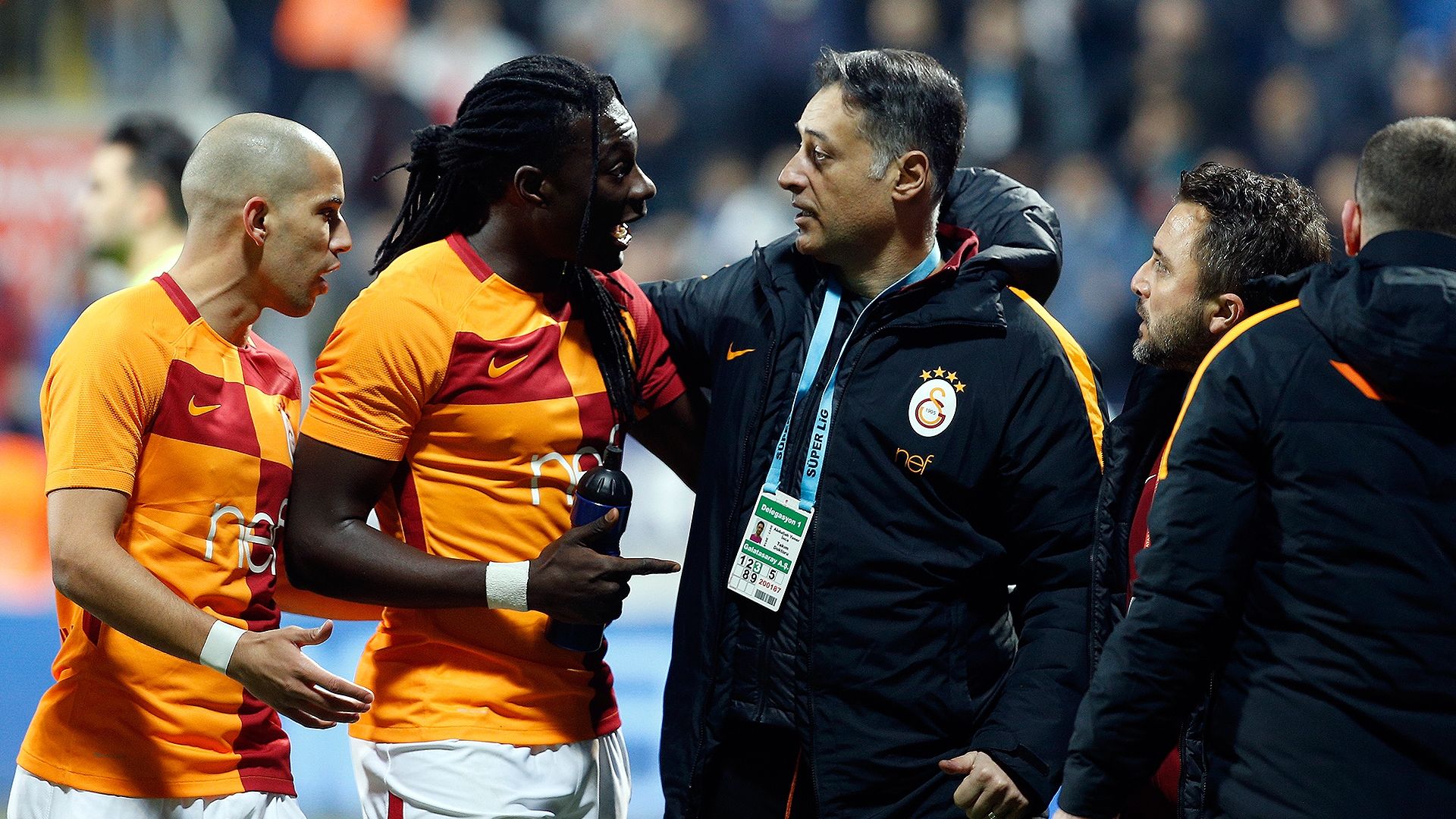 Bafetimbi Gomis Yener Ince Galatasaray Kasimpasa 02182018
