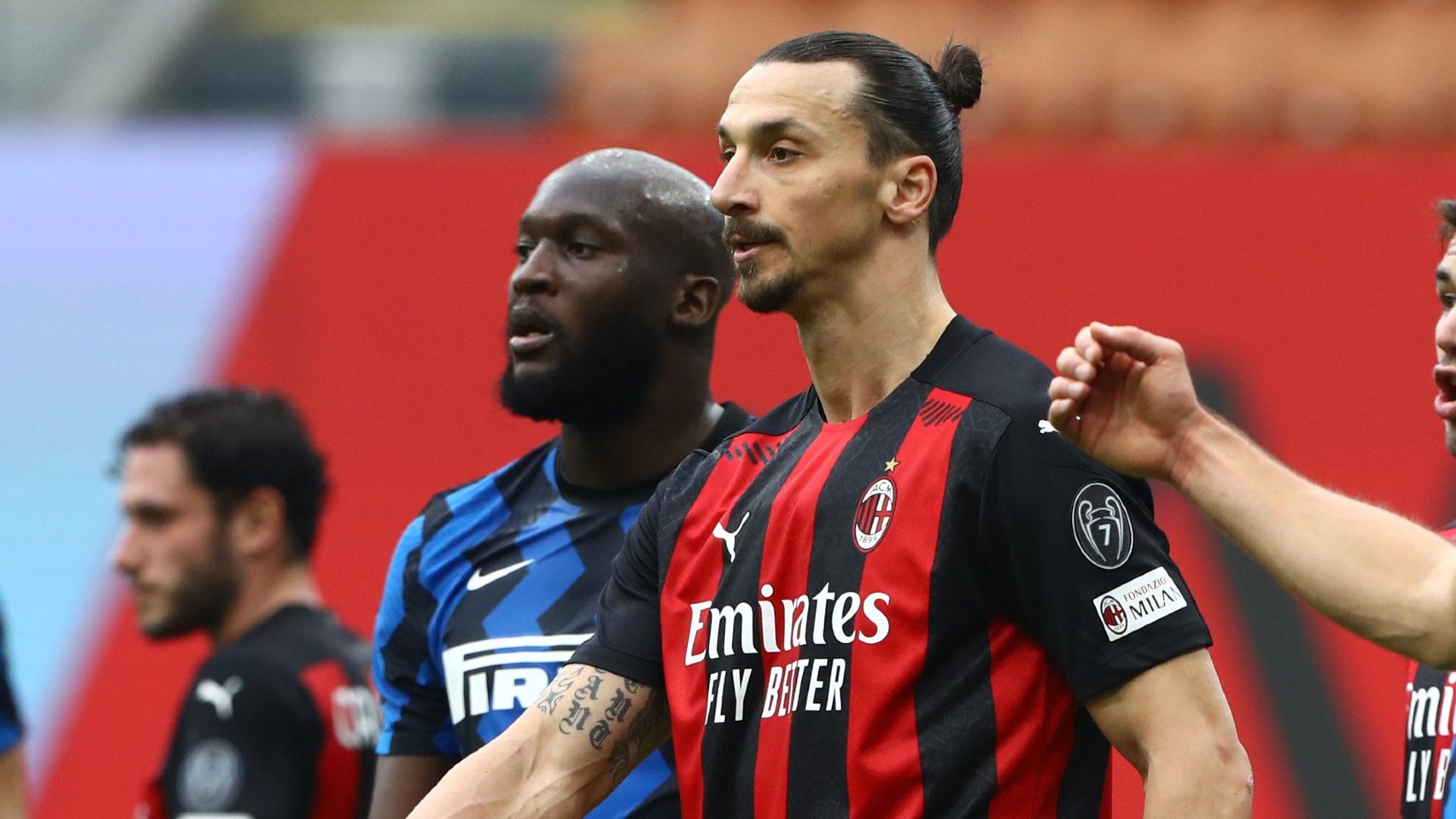 Romelu Lukaku Inter Zlatan Ibrahimovic AC Milan 2020-21