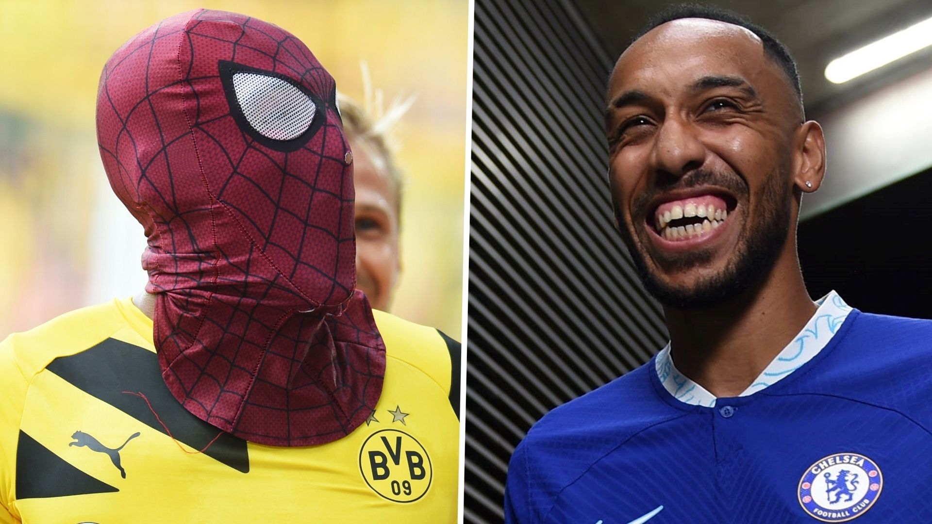 Pierre-Emerick Aubameyang Spider Man Chelsea