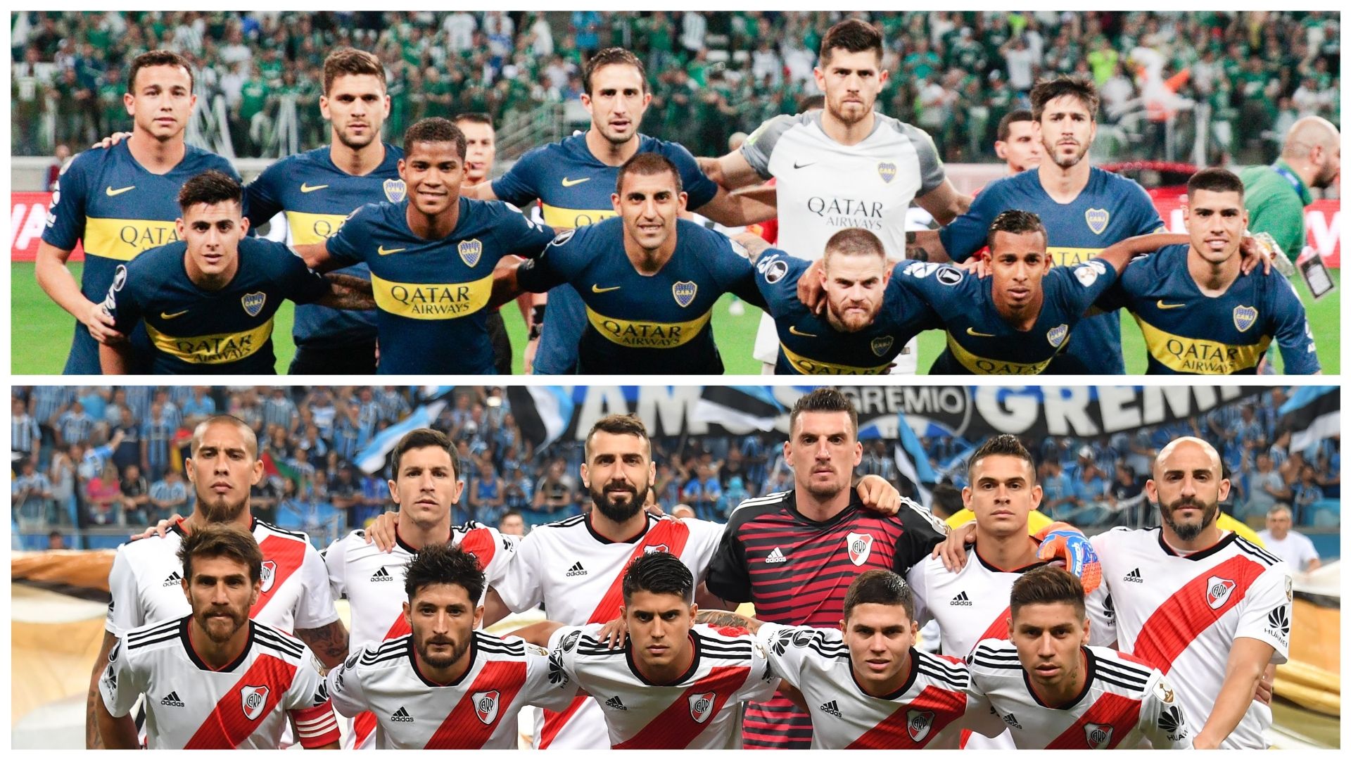Boca River Formaciones 2018
