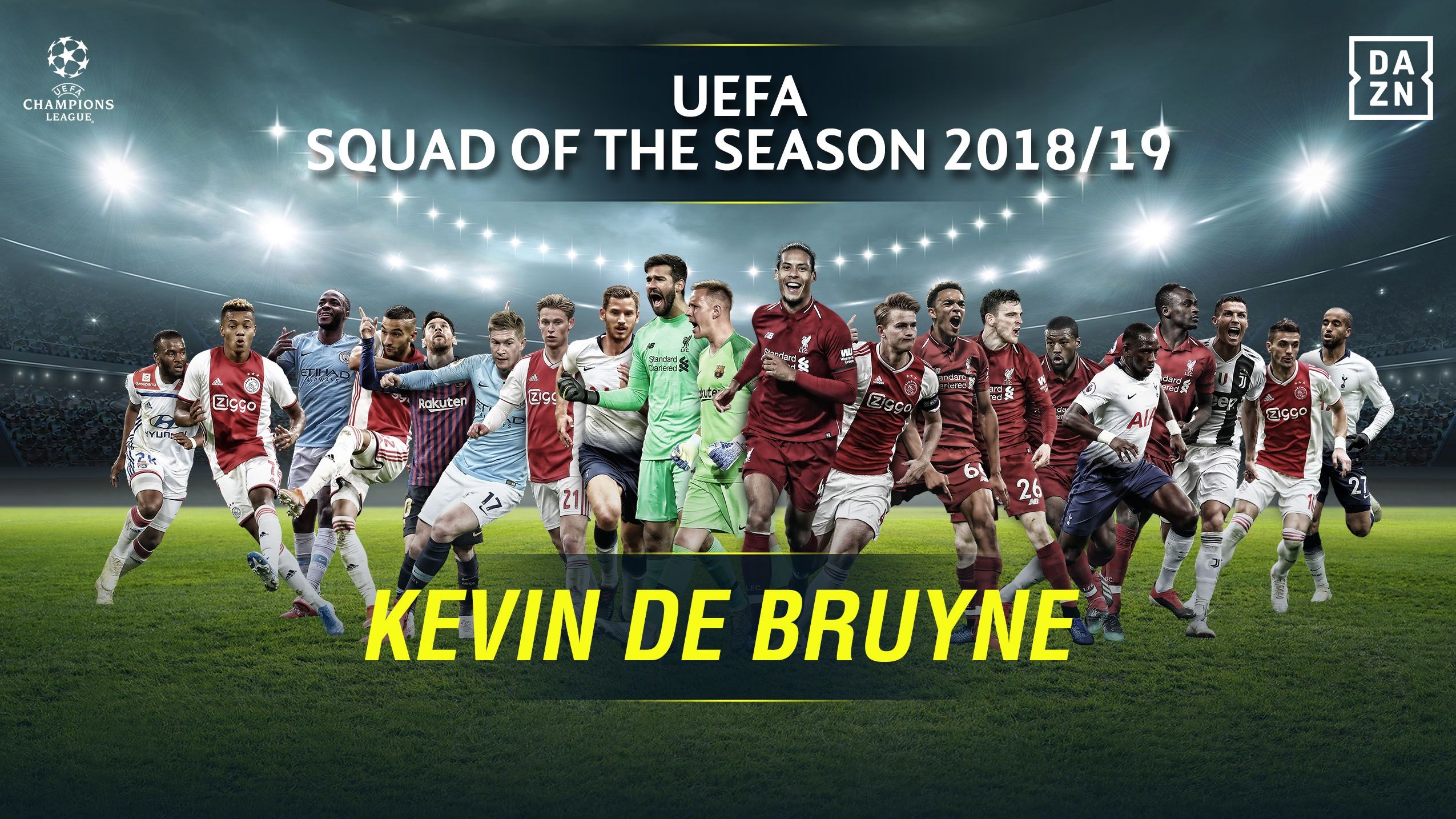 Kevin de Bruyne: 2018-19 UEFA Champions League Squad of the Season - Midfielder