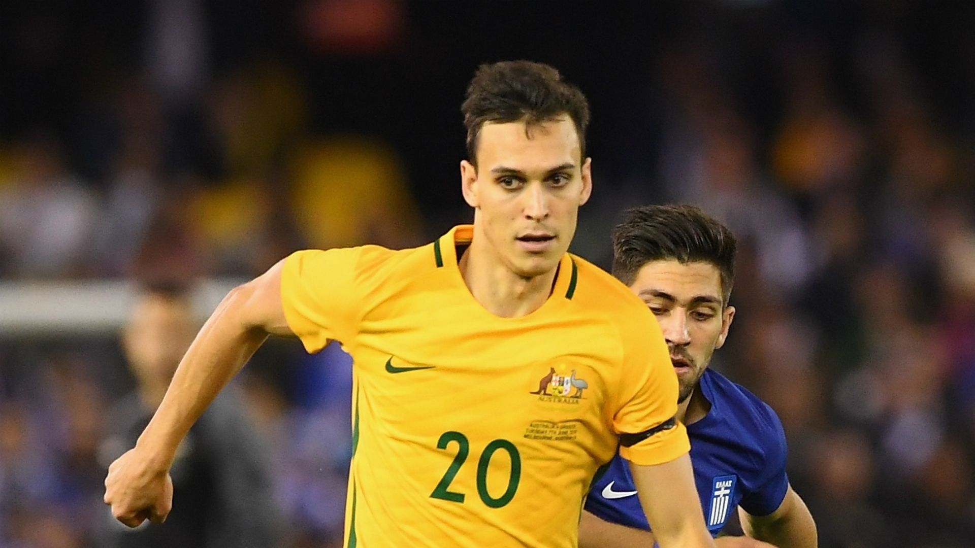Trent Sainsbury Australia v Greece Friendly 07062016