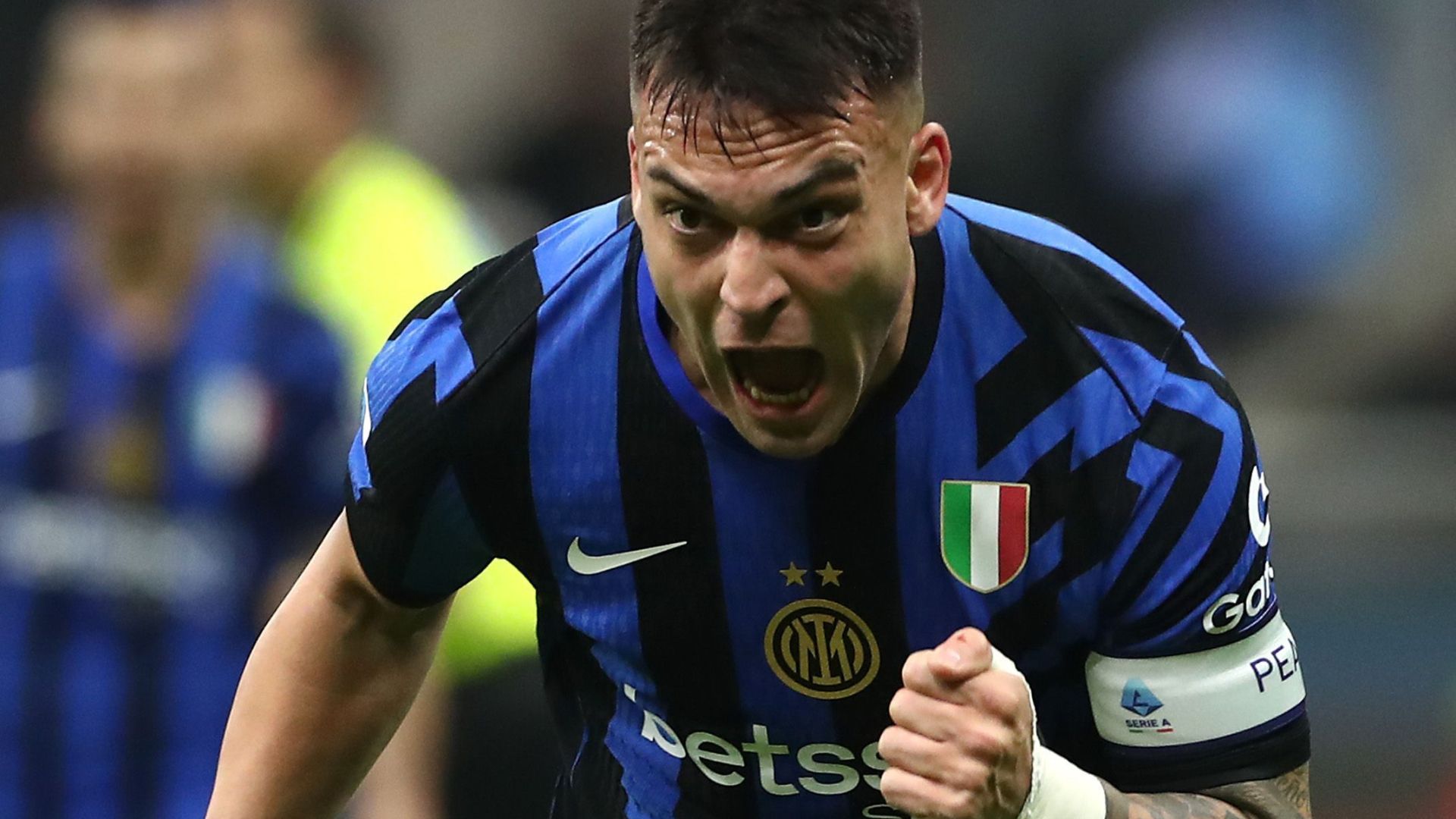 Lautaro Martinez Inter Napoli Serie A