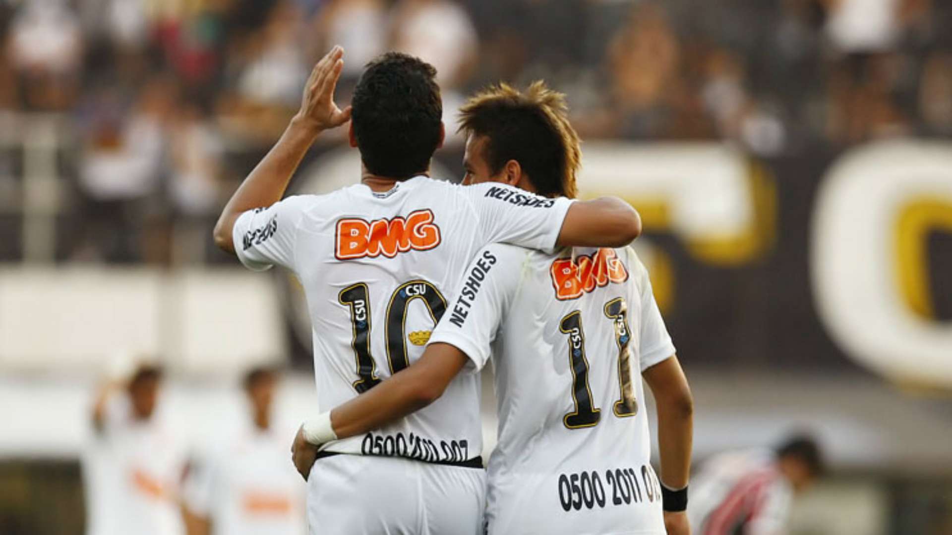 Neymar e Ganso - Santos 2011