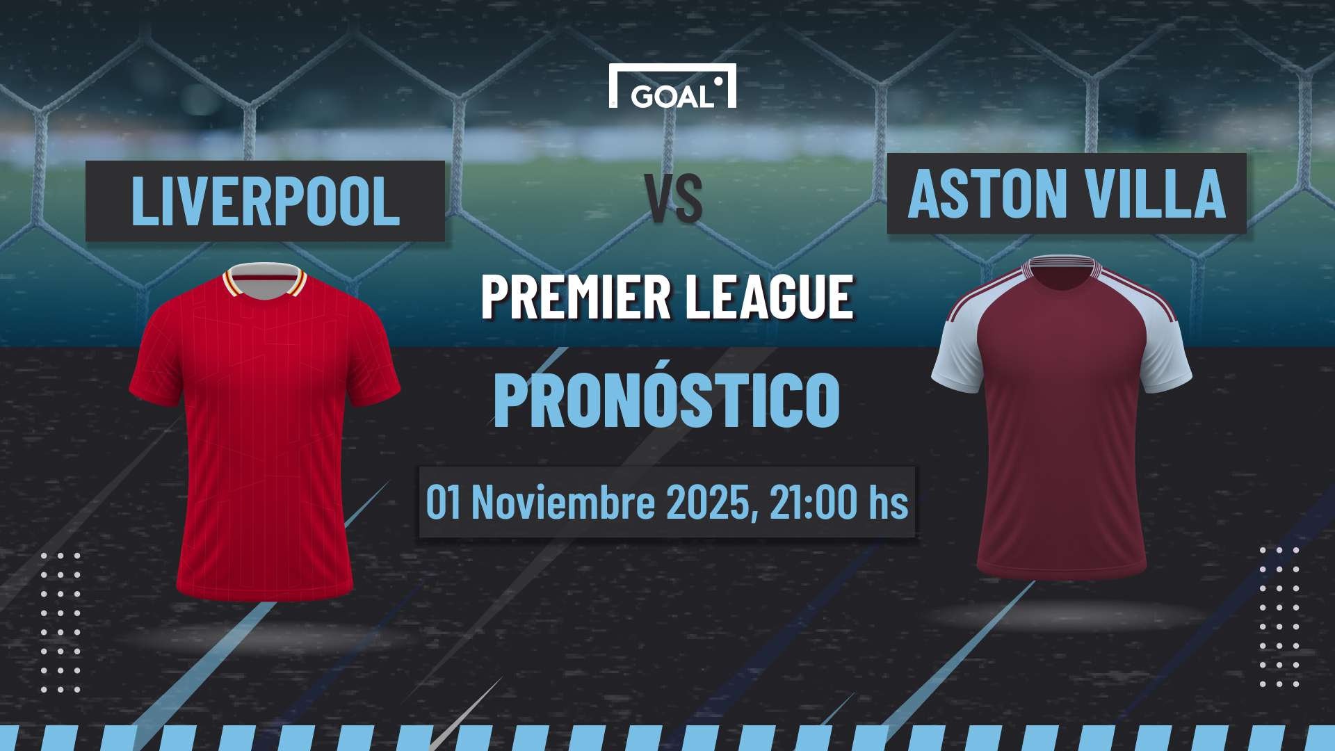 Liverpool vs Aston Villa Pronóstico y apuestas Premier League | 01/11/25