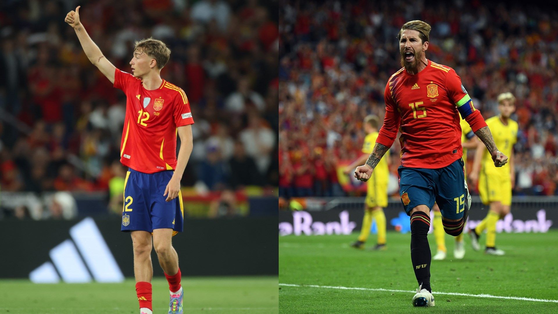 Dean Huijsen, Sergio Ramos